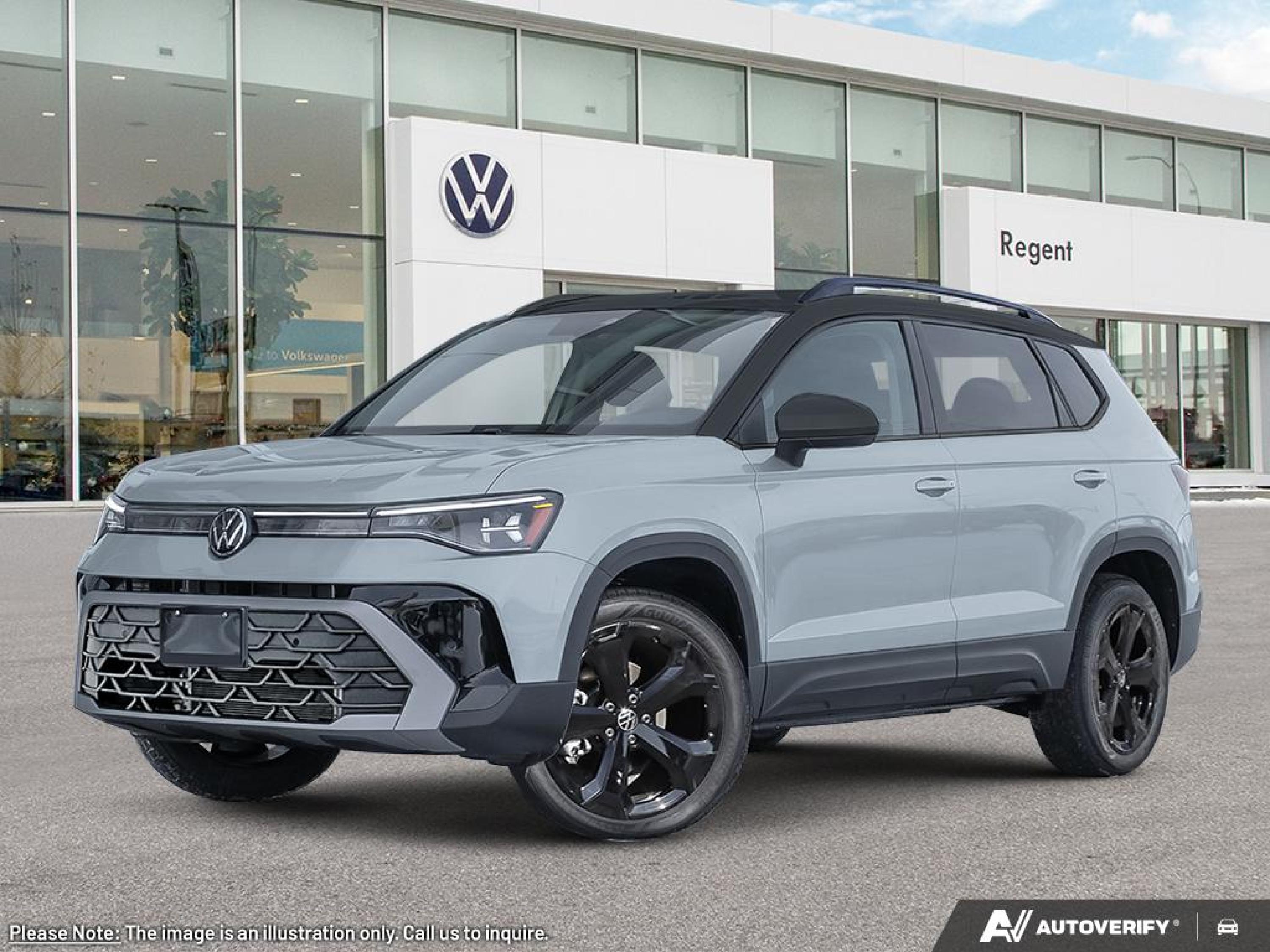 Alpine Gray w/Black Roof 2026 Volkswagen Taos SUV / Crossover  Automatic