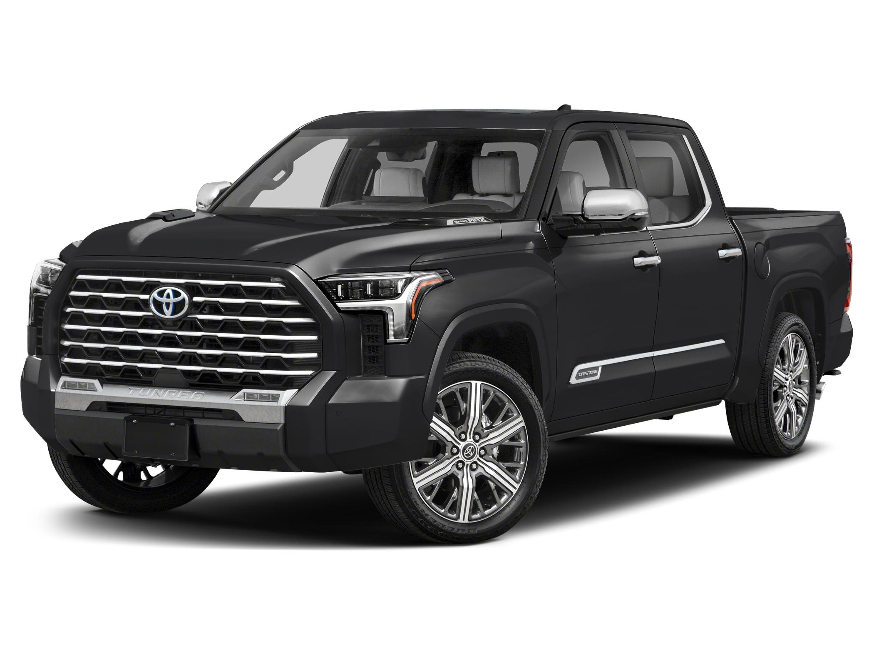 Midnight Black Metallic 2026 Toyota Tundra Hybrid Capstone HV CrewMax Cab 4WD Pickup Truck Four-Wheel Drive Automatic