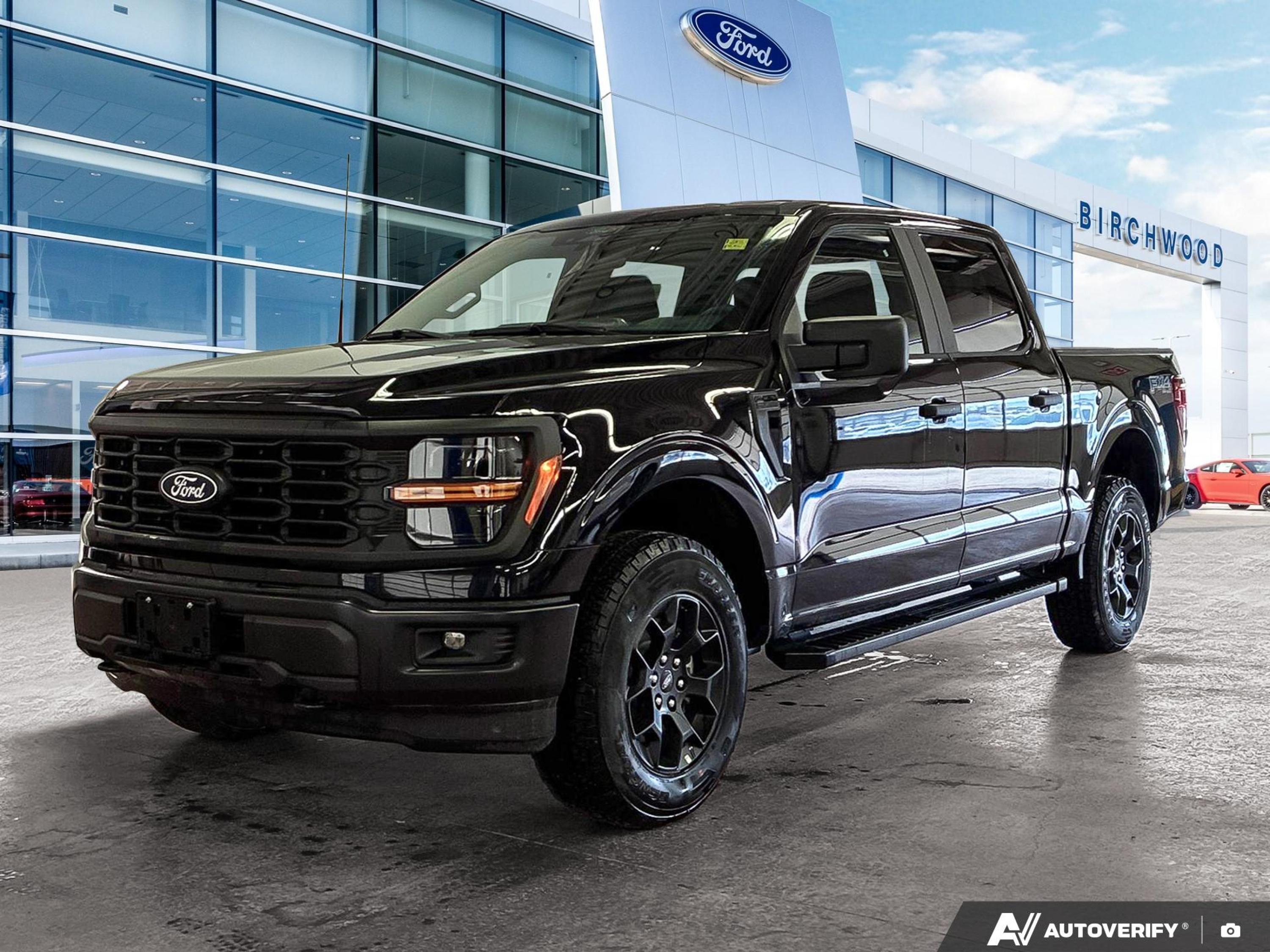 Agate Black Metallic 2026 Ford F-150 STX SuperCrew 4WD Pickup Truck Four-Wheel Drive Automatic