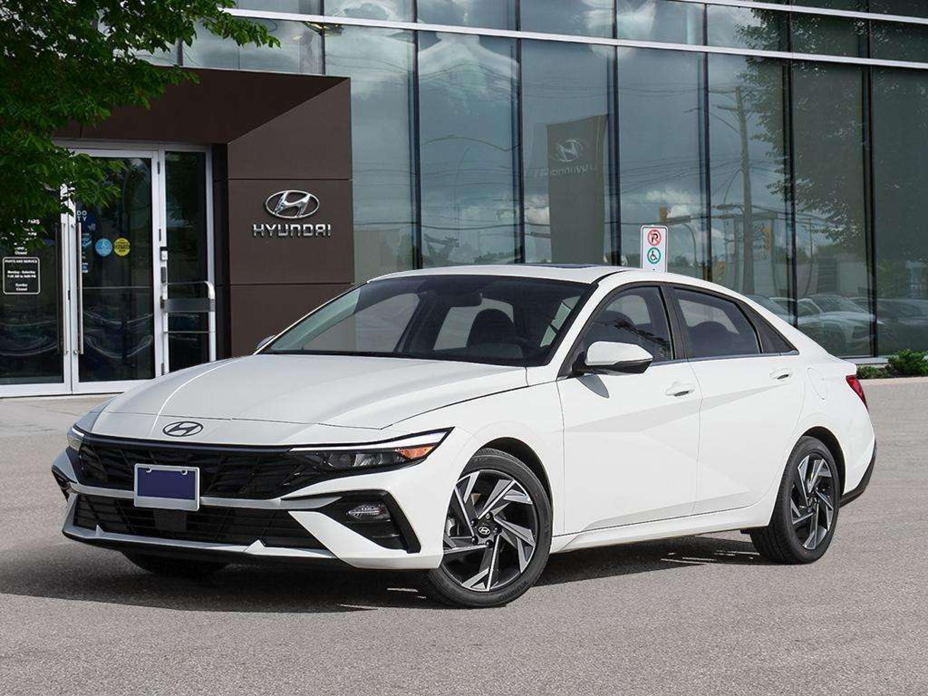Atlas White 2026 Hyundai Elantra Hybrid Sedan Automatic
