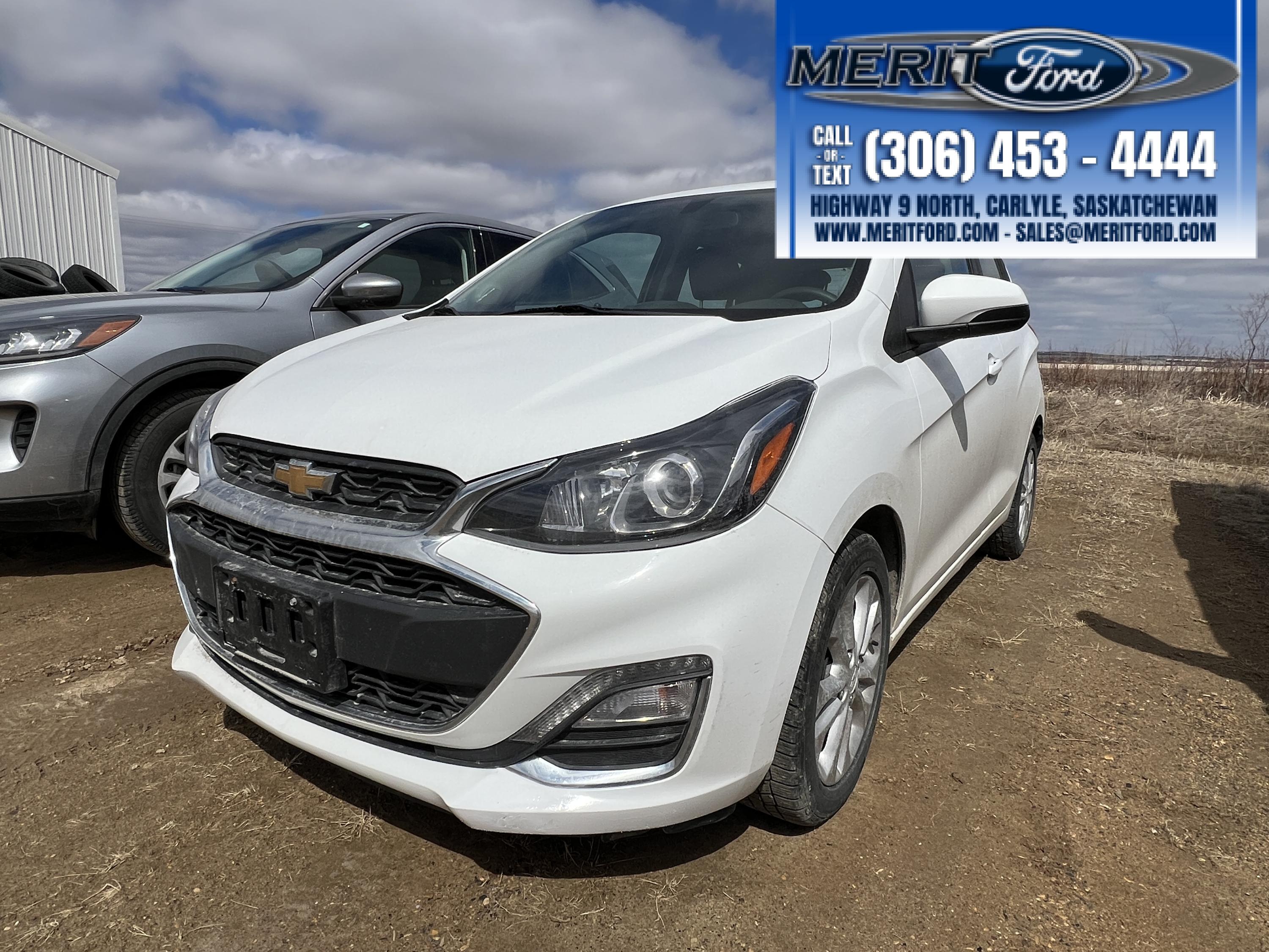 Summit White 2021 Chevrolet Spark 1LT FWD Hatchback Front-Wheel Drive Automatic