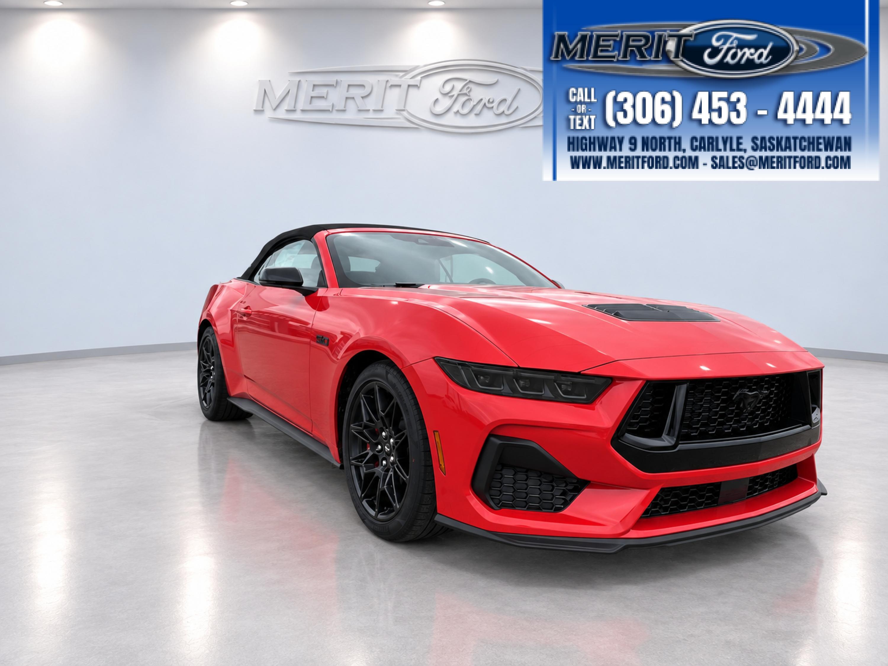 Race Red 2026 Ford Mustang Convertible Rear-Wheel Drive Automatic