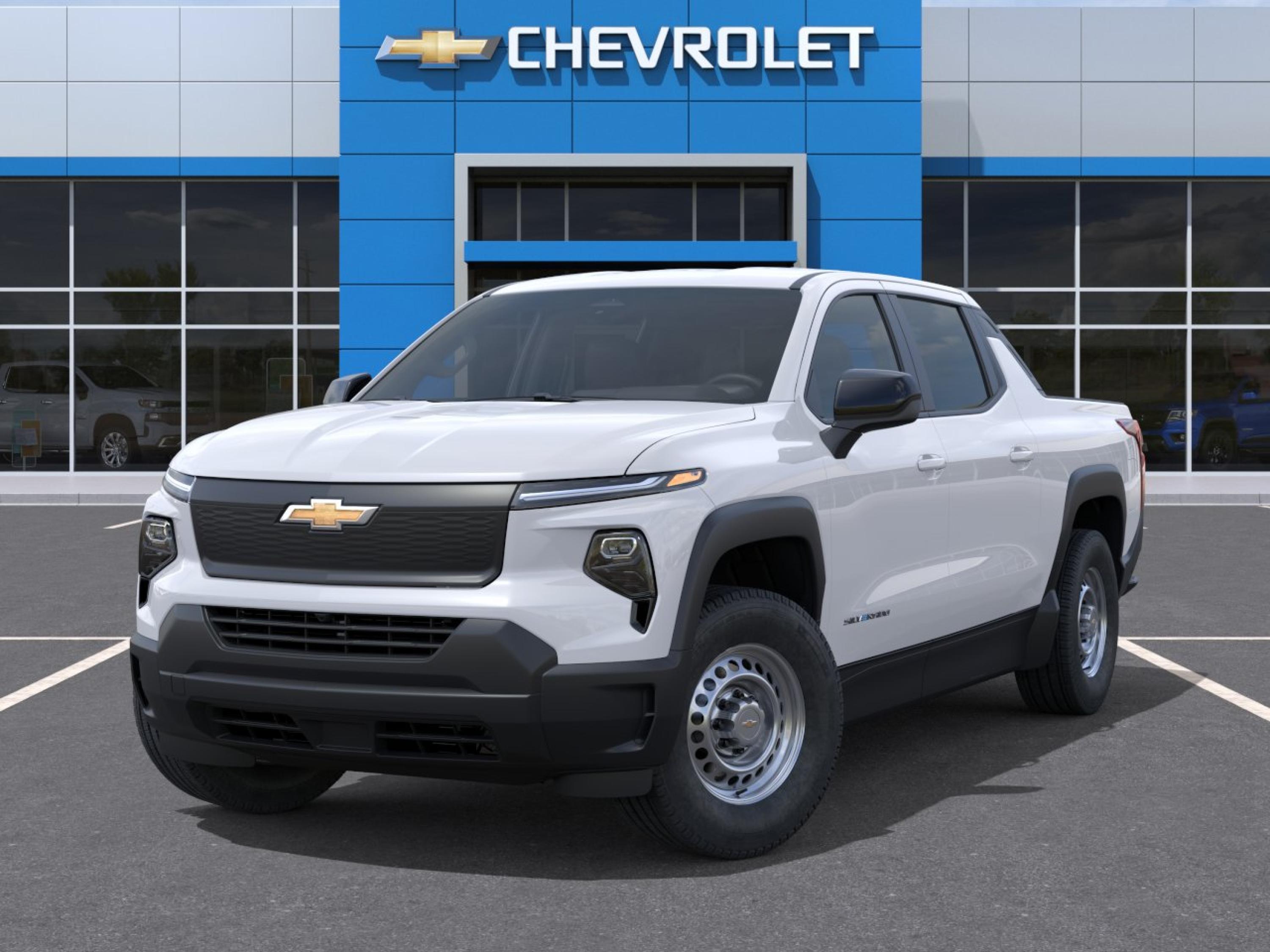 Black 2026 Chevrolet Silverado EV Work Truck Crew Cab (Standard Range) e4WD Pickup Truck All-Wheel Drive Automatic