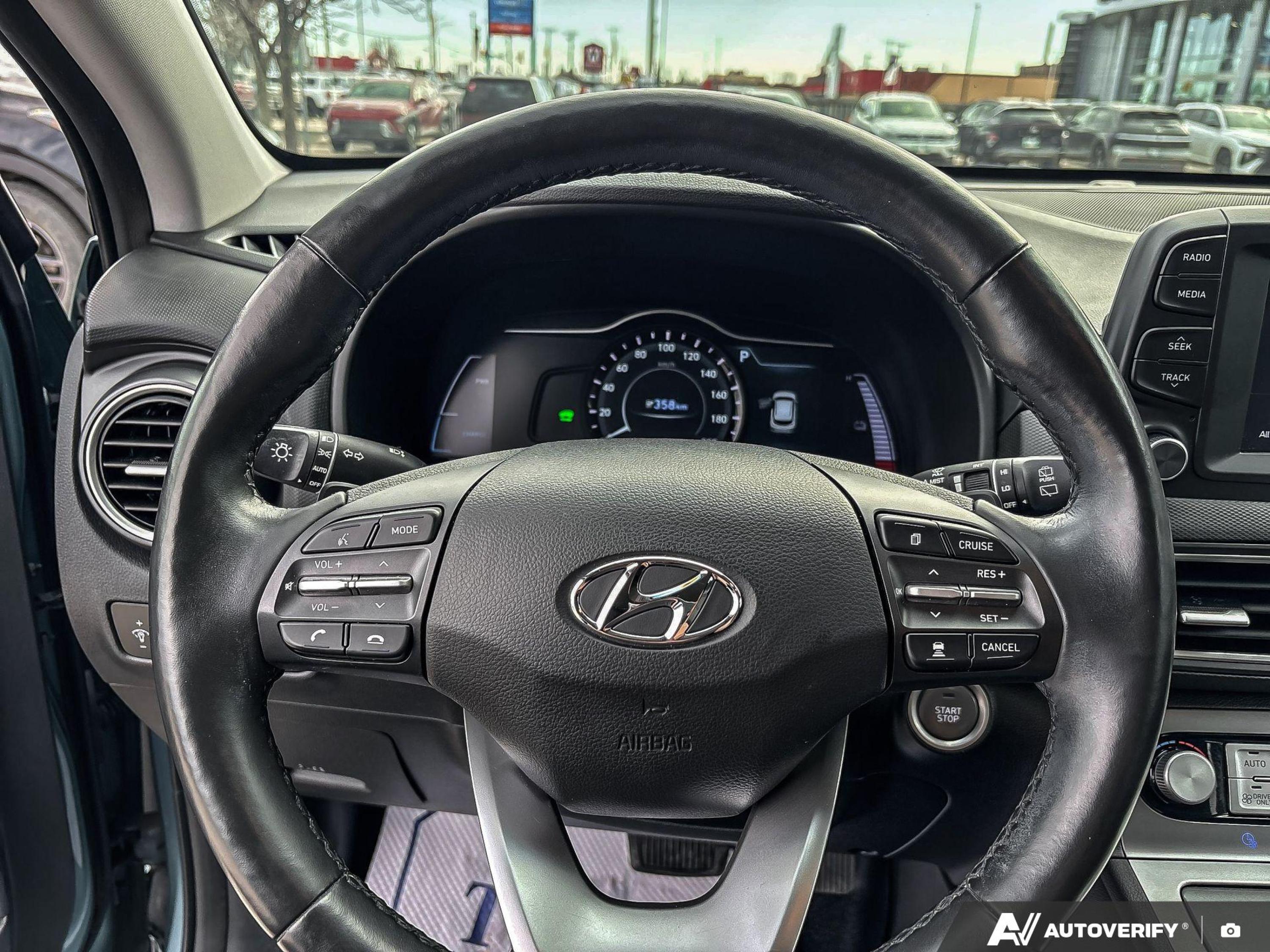 used 2021 Hyundai Kona Electric car, priced at $24,977