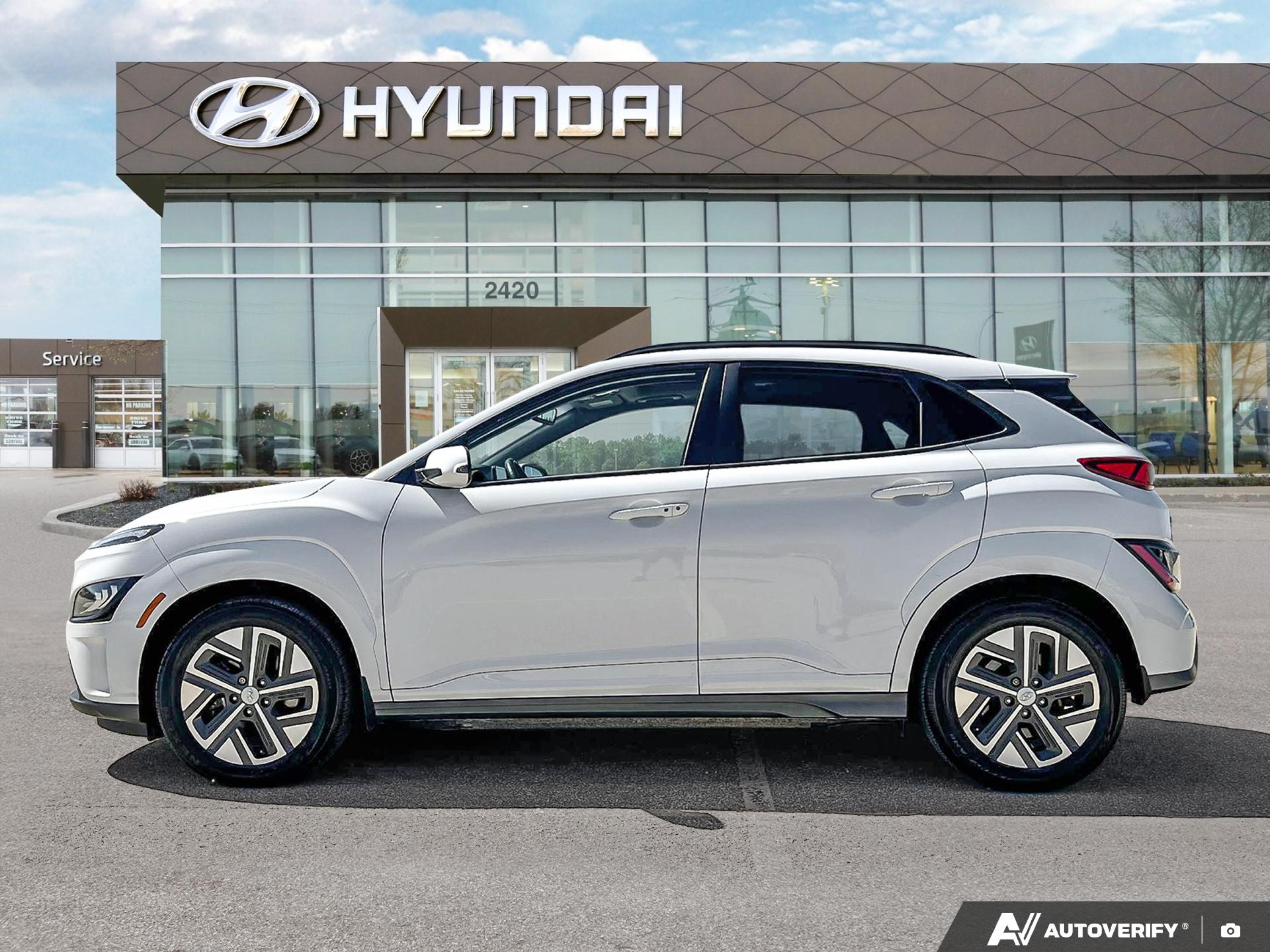 used 2023 Hyundai Kona Electric car, priced at $31,492