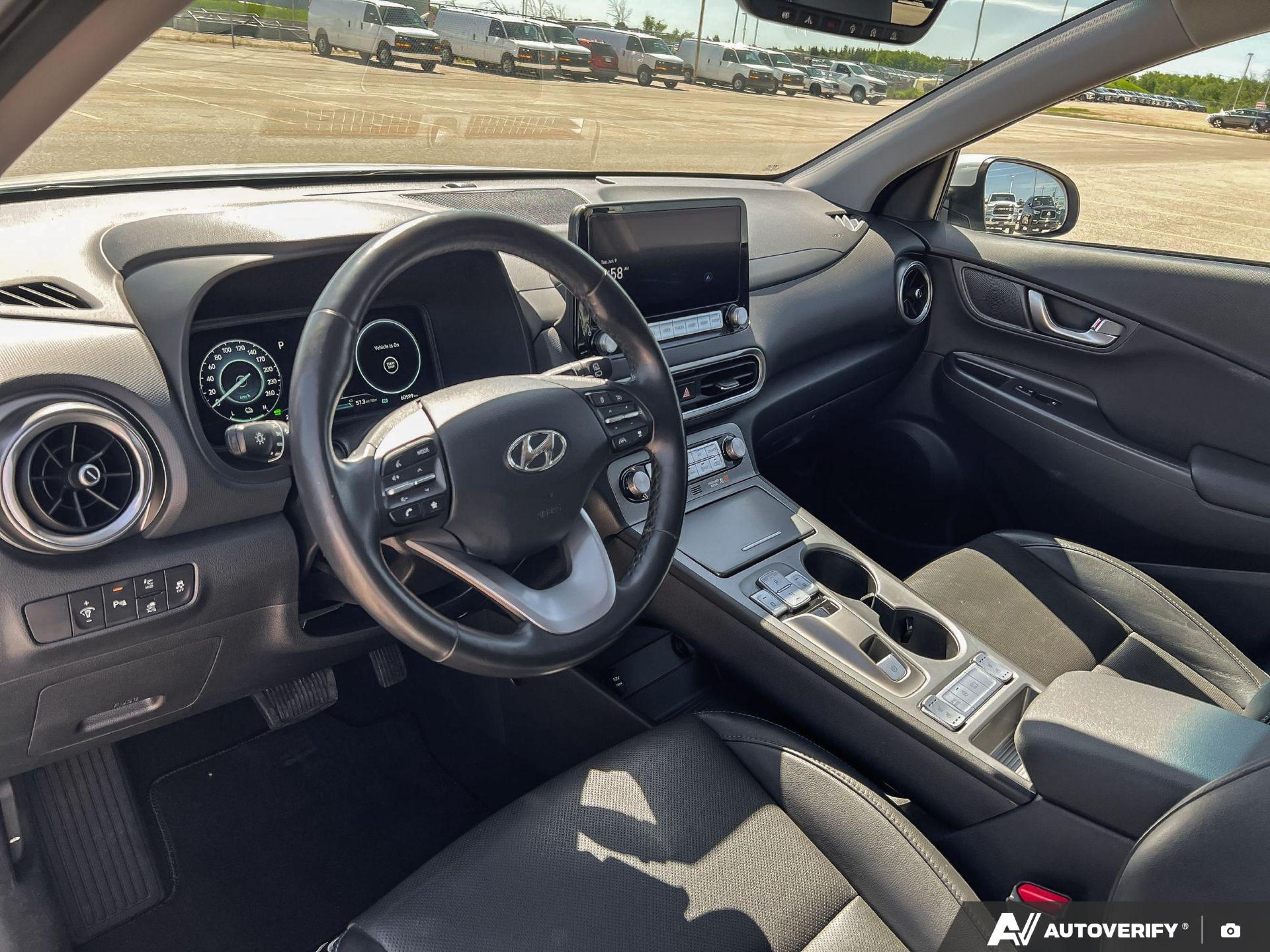 used 2023 Hyundai Kona Electric car, priced at $31,492
