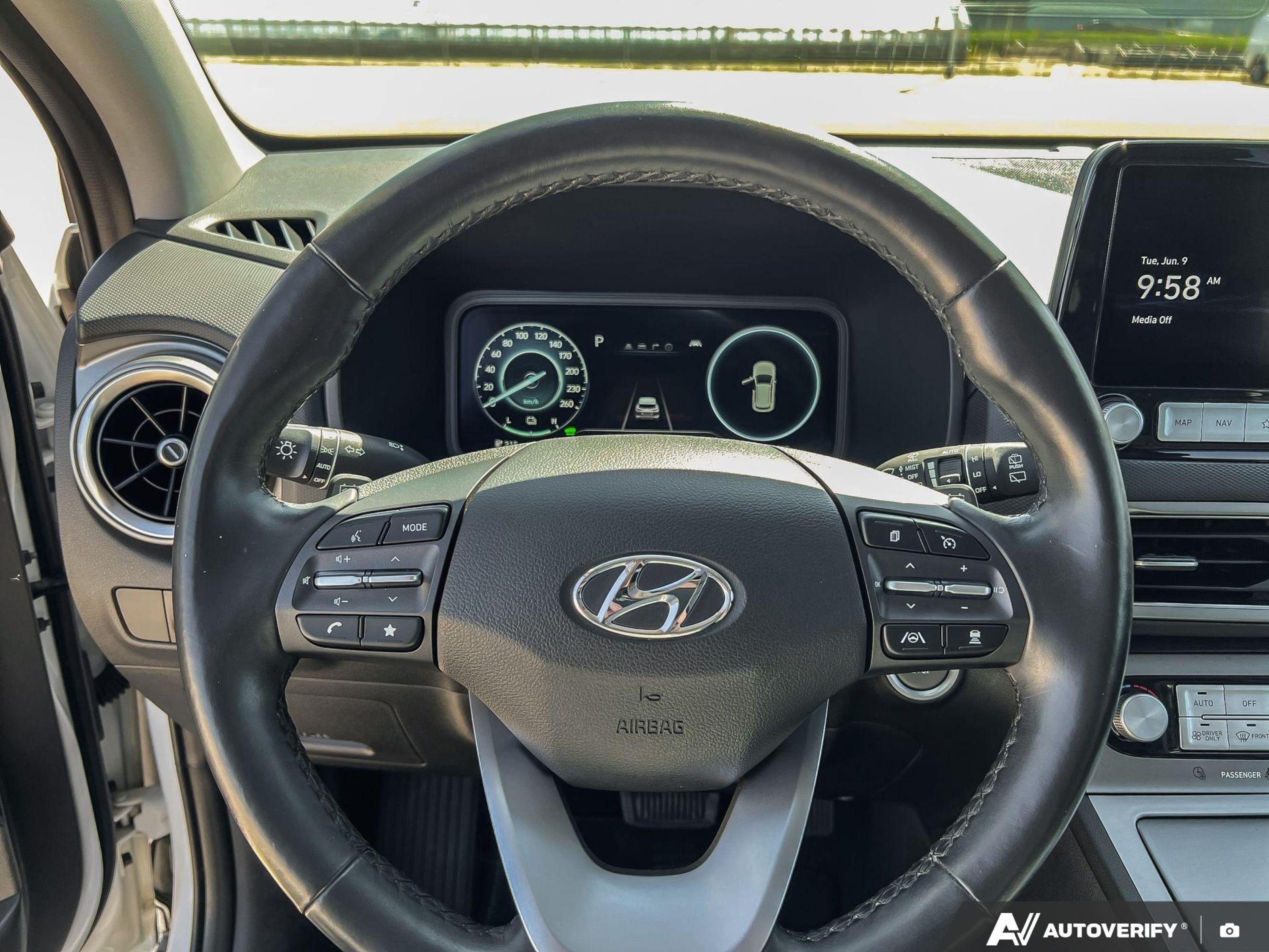 used 2023 Hyundai Kona Electric car, priced at $31,492