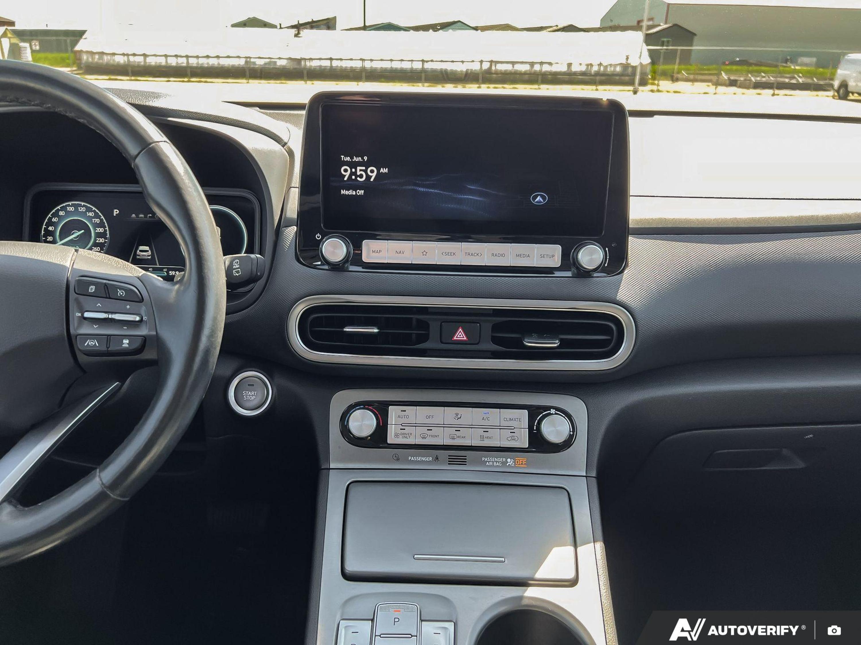 used 2023 Hyundai Kona Electric car, priced at $31,492