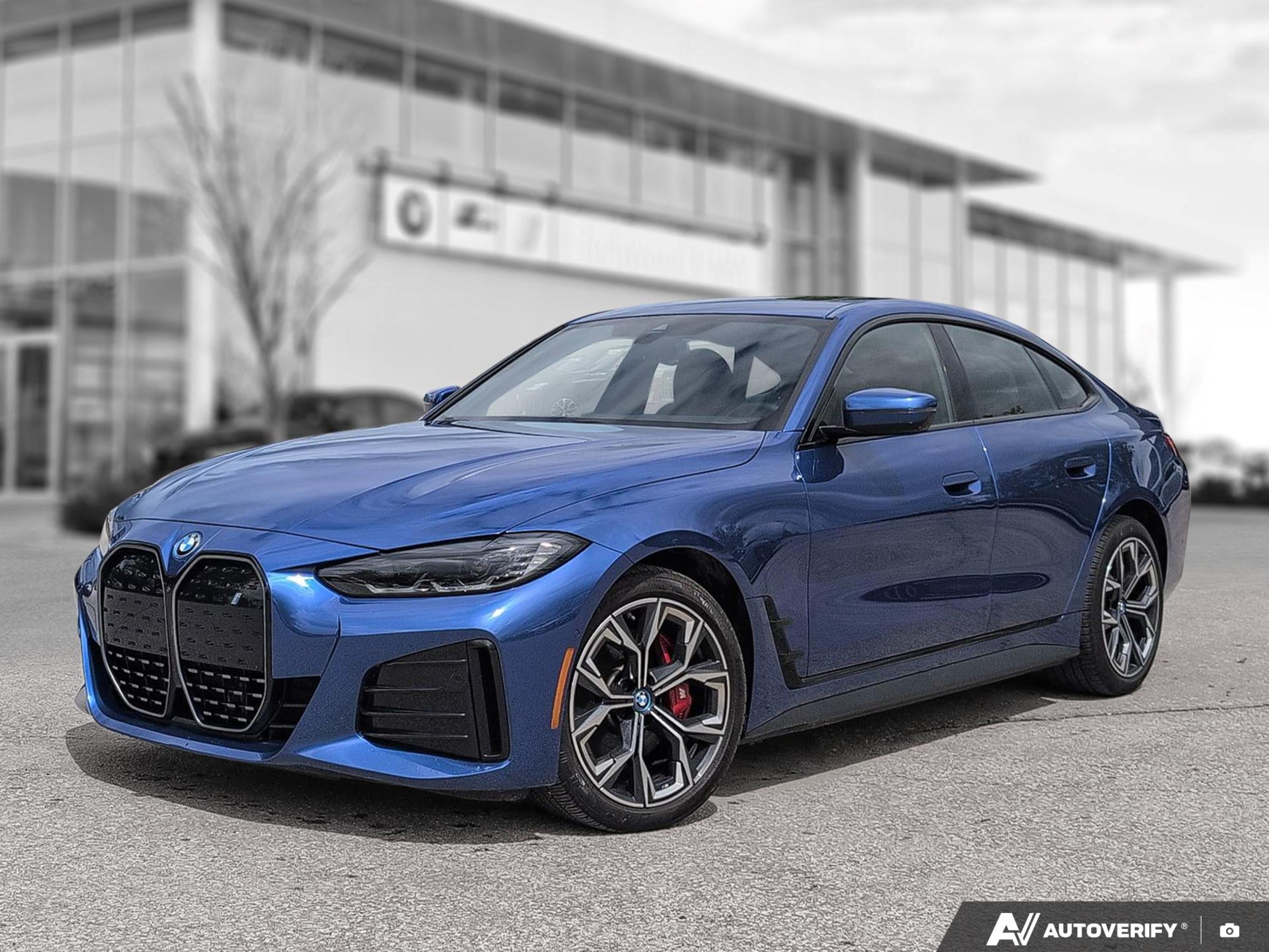 Portimao Blue Metallic 2024 BMW i4 xDrive40 Gran Coupe AWD Sedan All-Wheel Drive Automatic