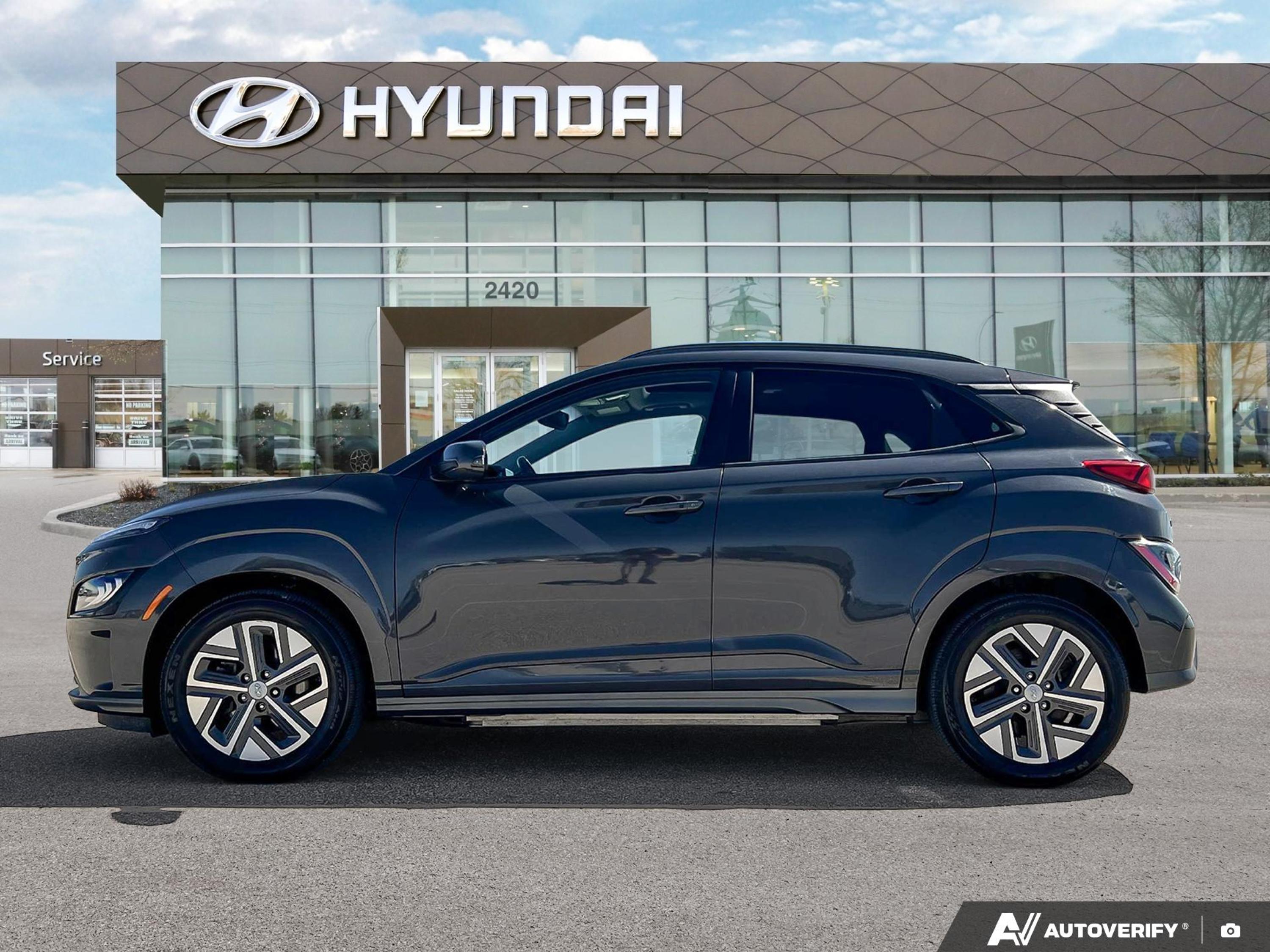 used 2023 Hyundai Kona Electric car, priced at $31,986