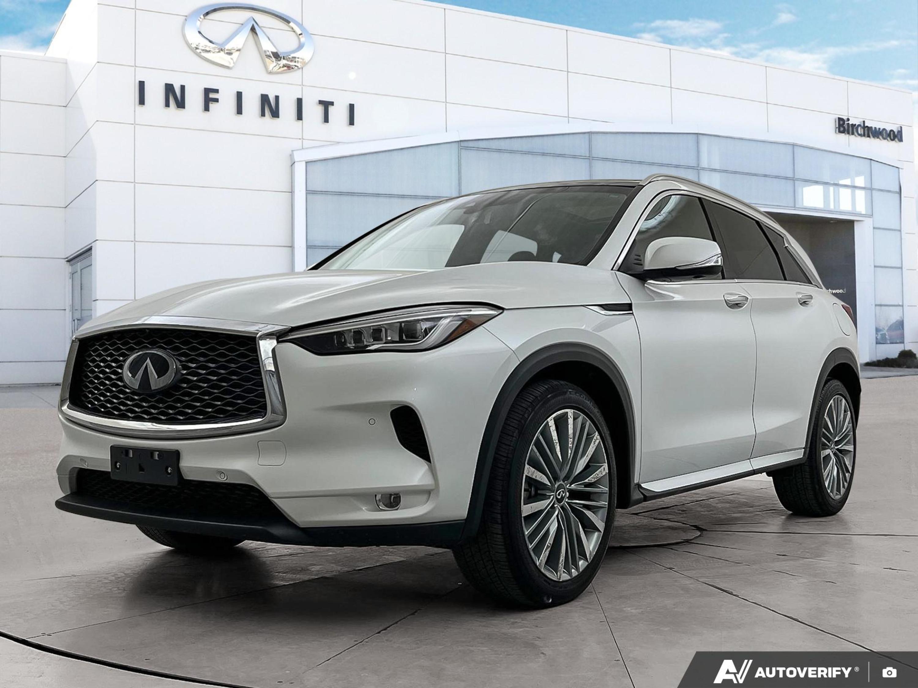 Radiant White Pearl Tintcoat 2025 INFINITI QX50 Sensory AWD SUV / Crossover Automatic