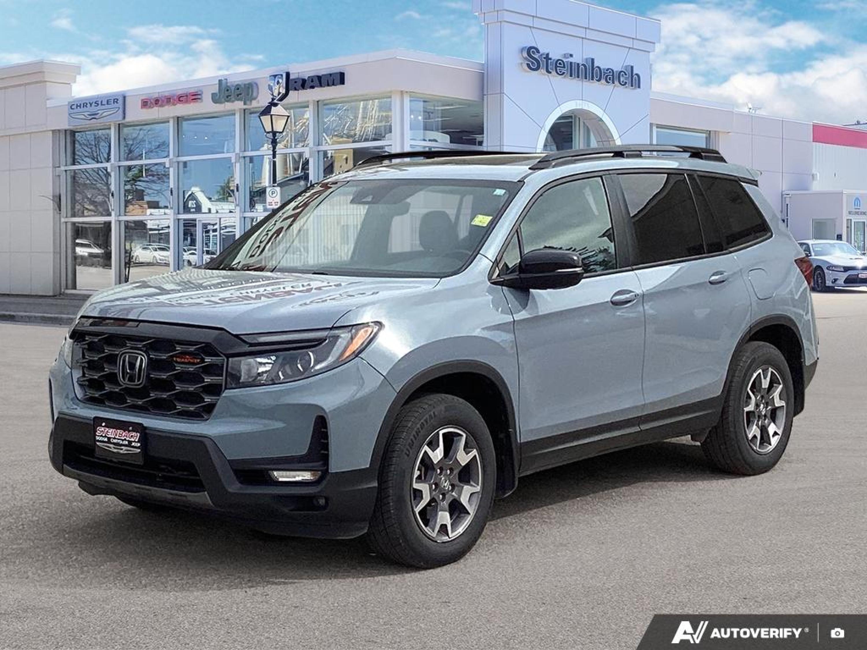 Gray (Sonic Grey Pearl) 2023 Honda Passport TrailSport AWD SUV / Crossover All-Wheel Drive Automatic