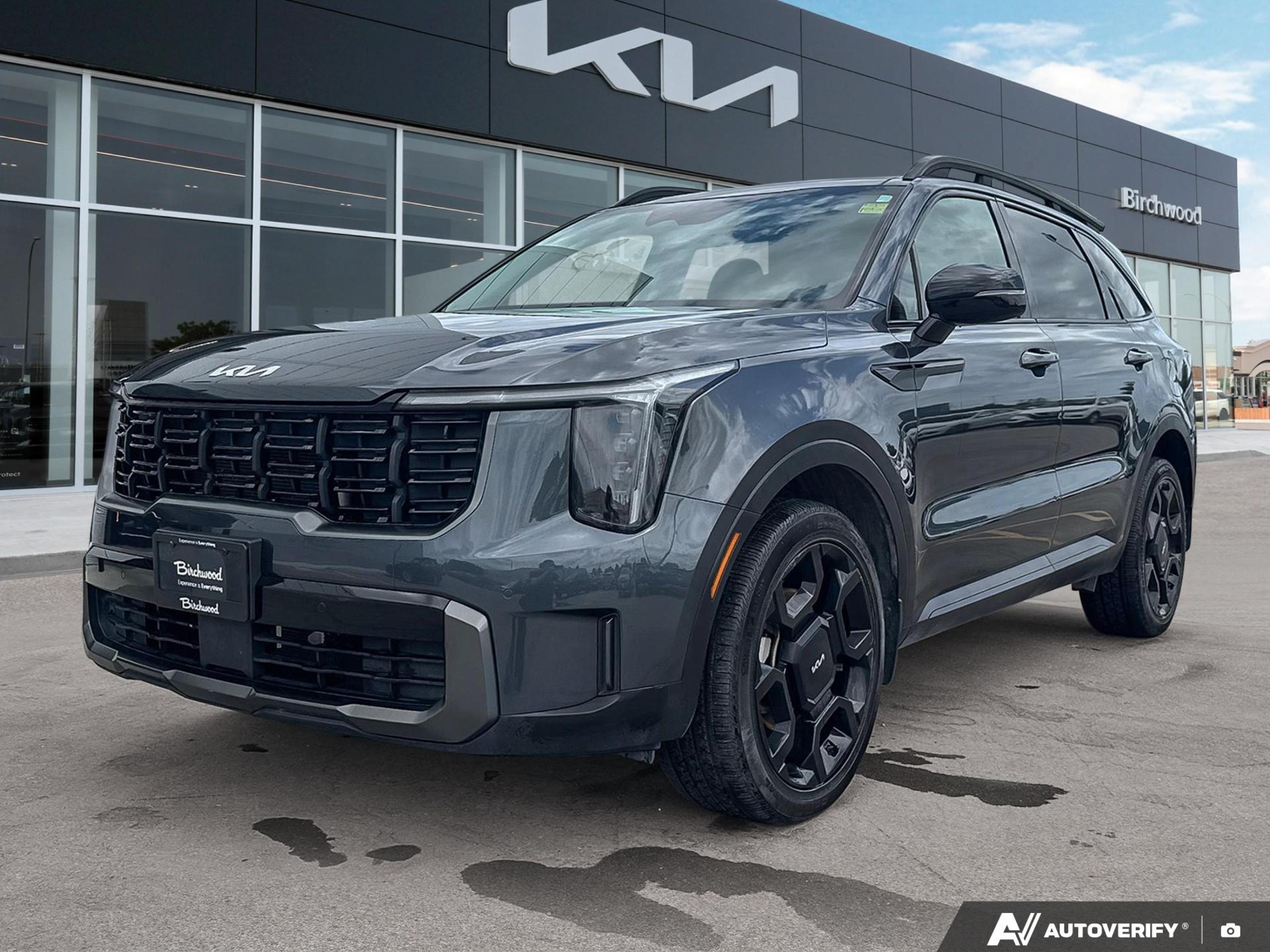Gray (Gravity Grey) 2024 Kia Sorento X-Line EX AWD SUV / Crossover All-Wheel Drive Automatic