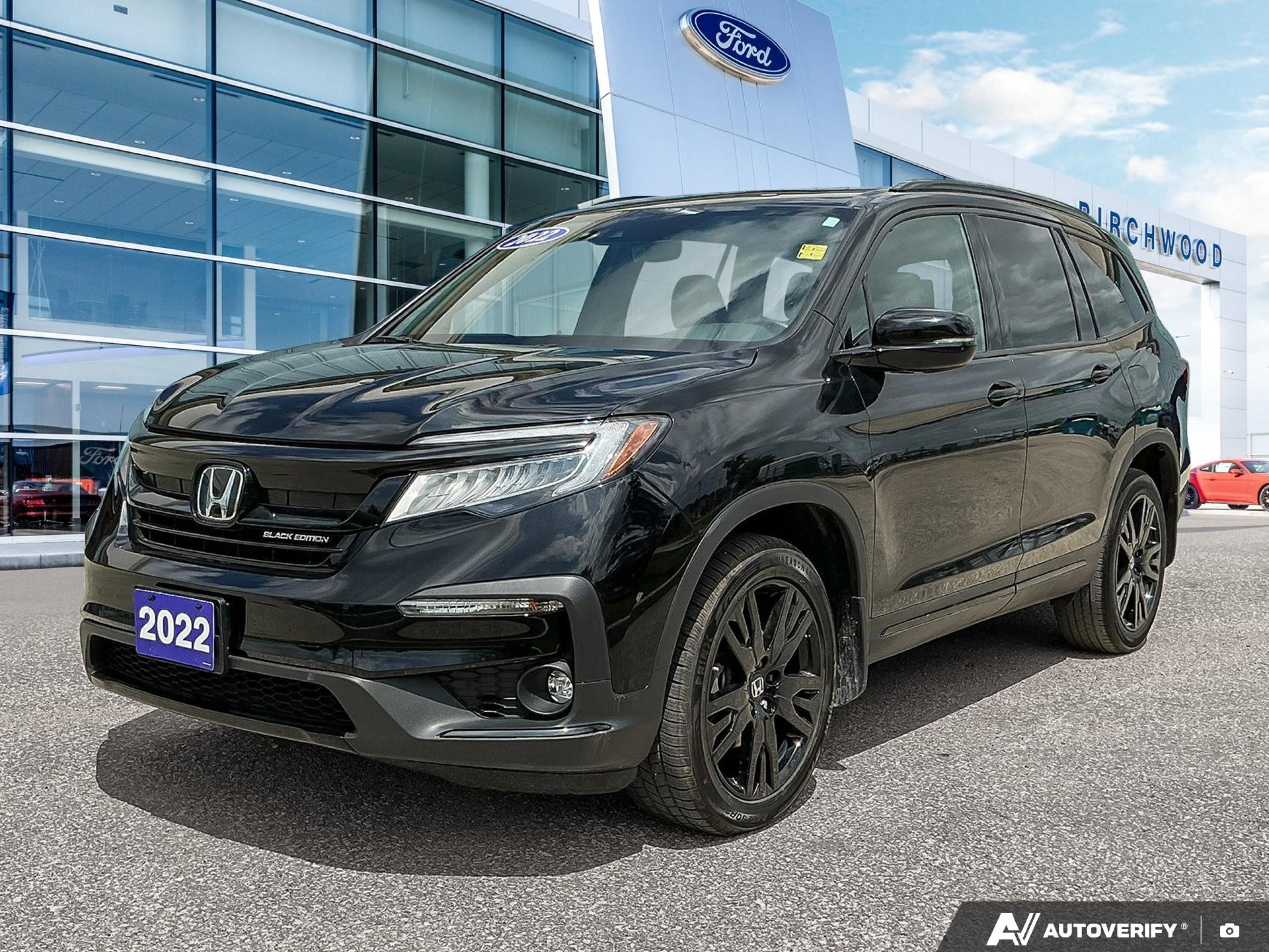 Crystal Black Pearl 2022 Honda Pilot Black Edition AWD SUV / Crossover All-Wheel Drive Automatic