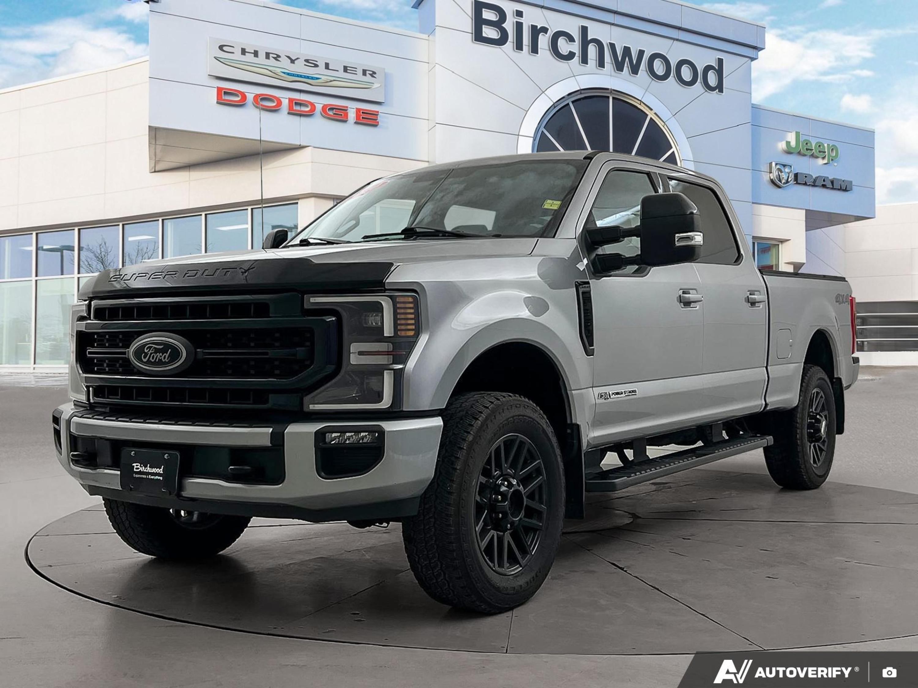 Iconic Silver Metallic 2020 Ford F-350 Super Duty Pickup Truck Four-Wheel Drive Automatic