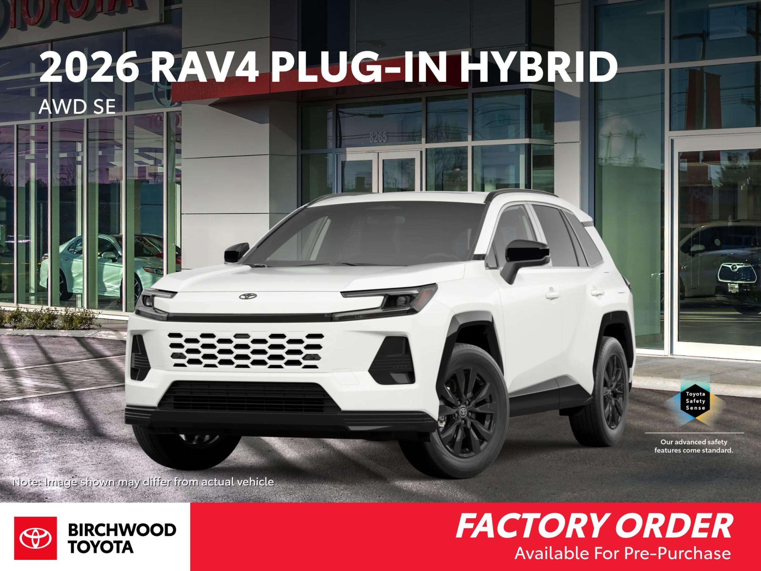White 2026 Toyota RAV4 Plug-in Hybrid SE AWD SUV / Crossover Automatic