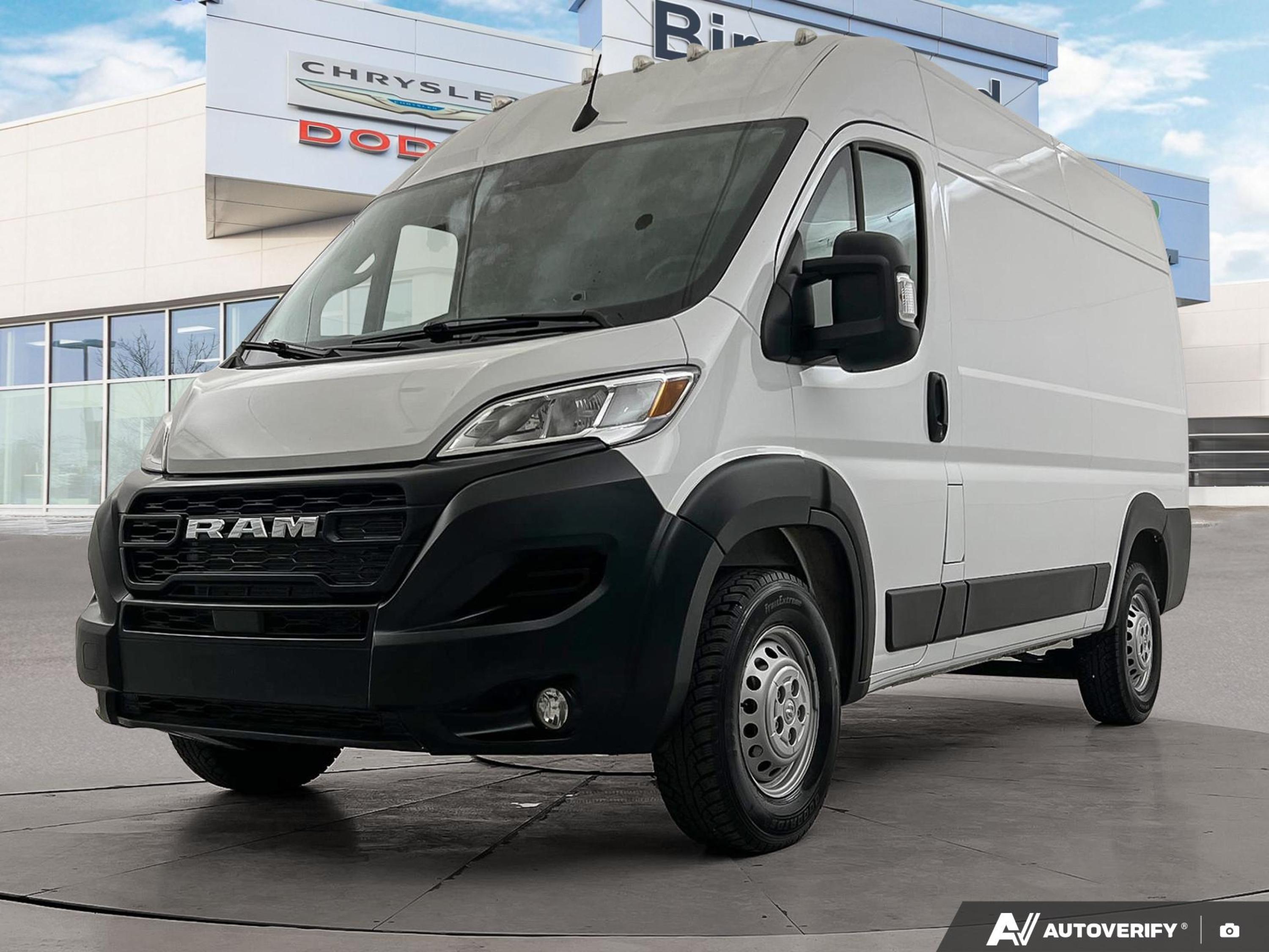 Bright White 2025 RAM ProMaster Van Front-Wheel Drive Automatic