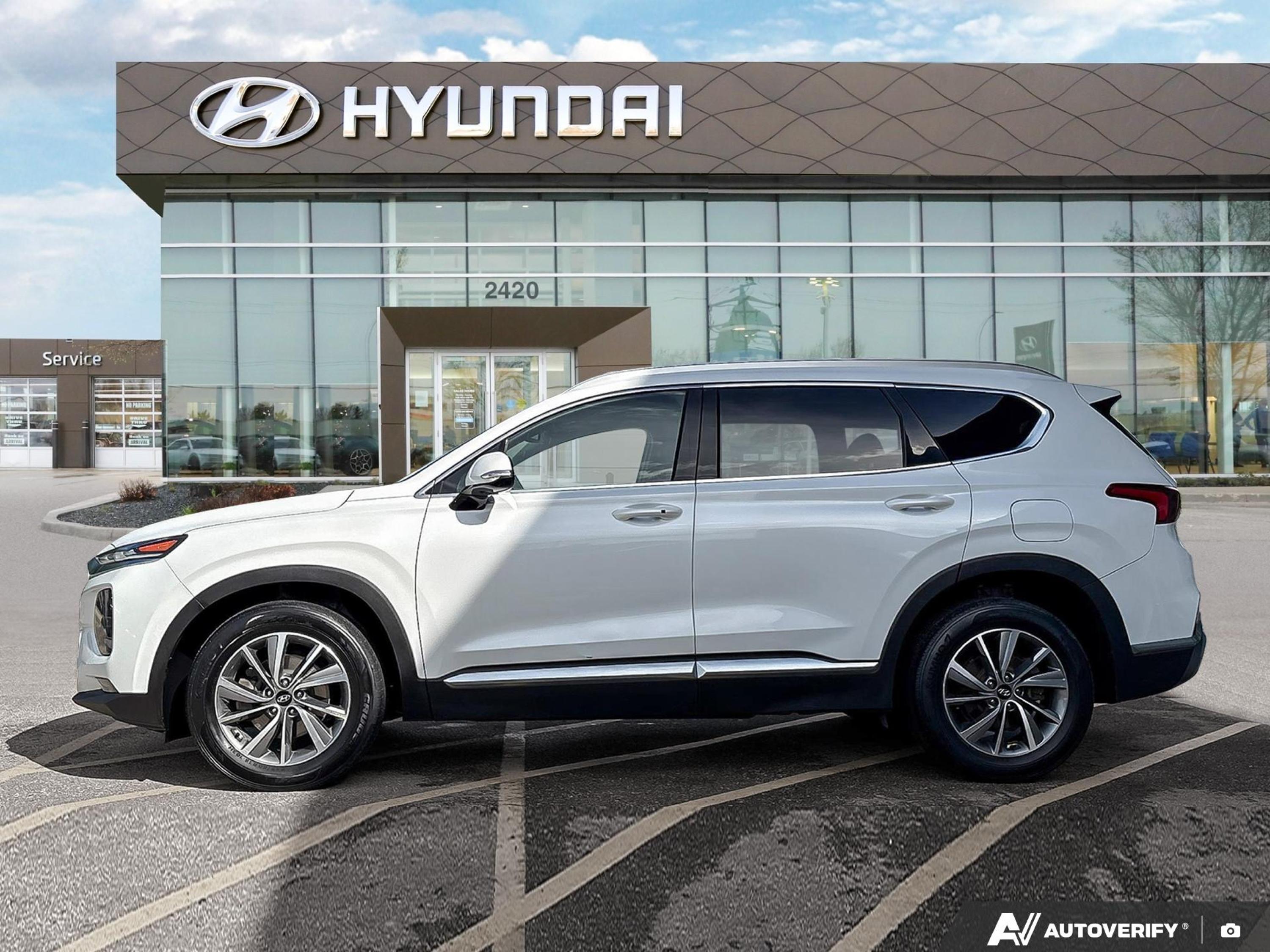 used 2020 Hyundai Santa Fe car, priced at $20,997