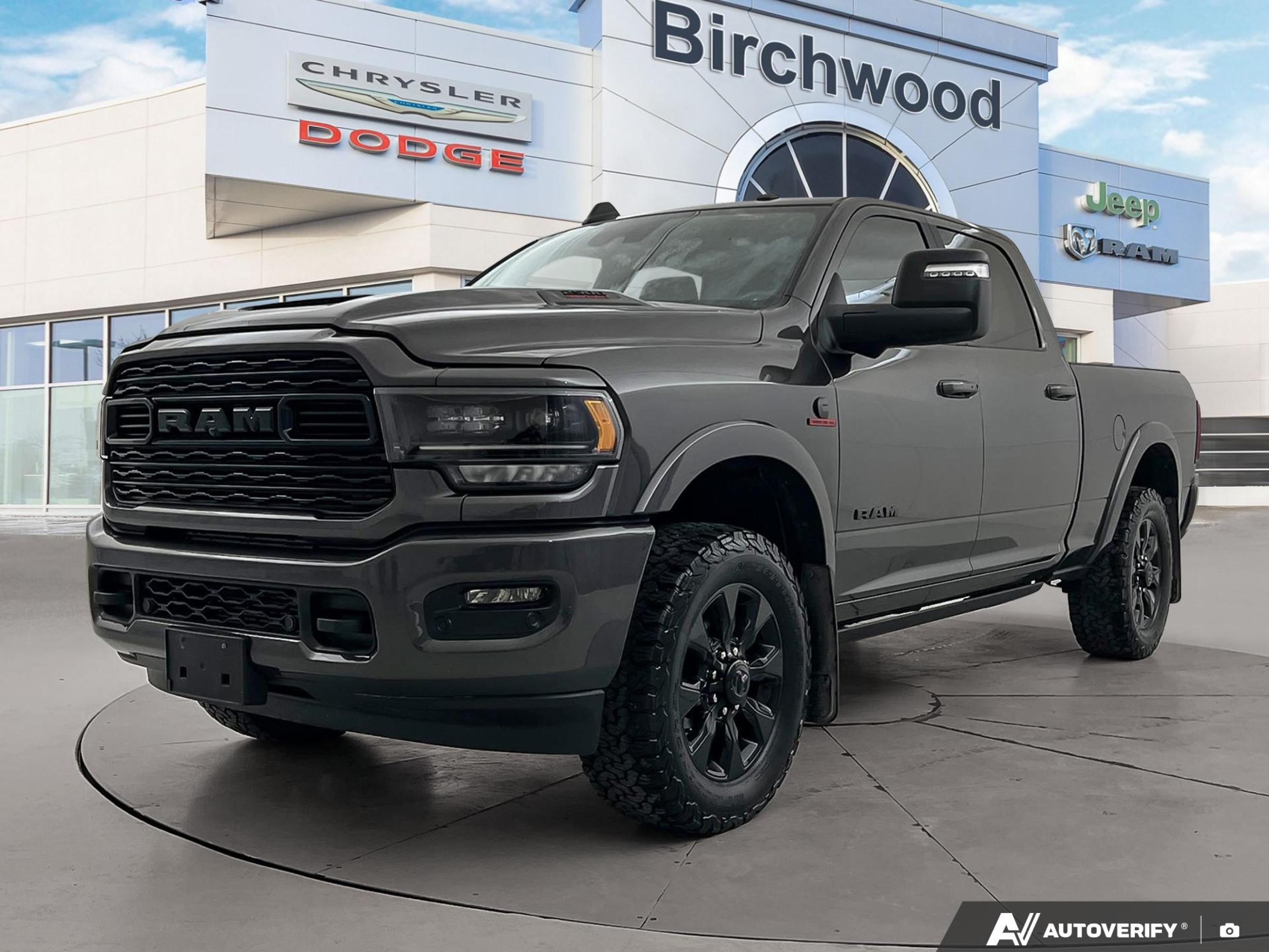 Gray 2024 RAM 2500 Pickup Truck Four-Wheel Drive Automatic