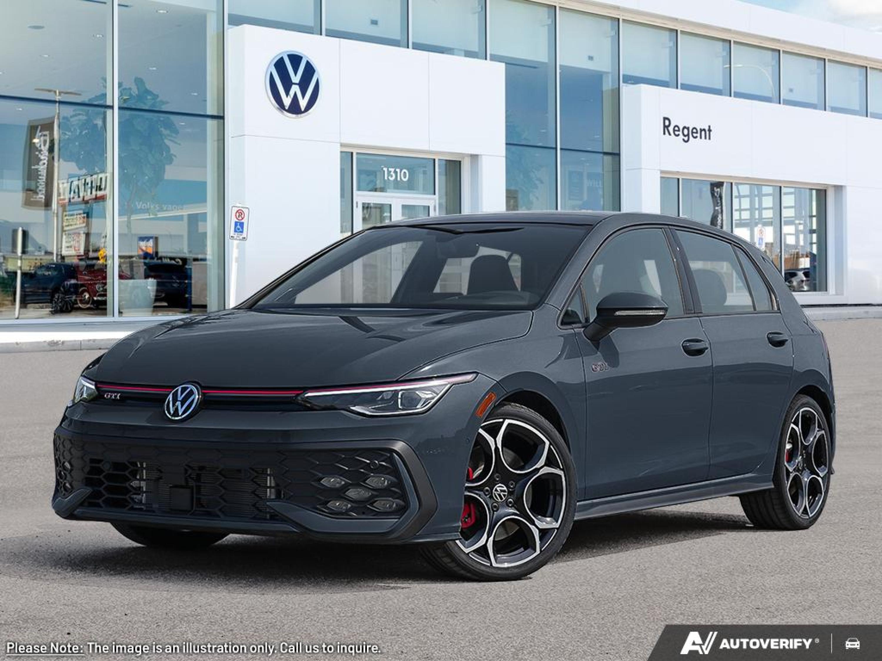 Dolphin Gray Metallic 2026 Volkswagen Golf GTI Hatchback Automatic