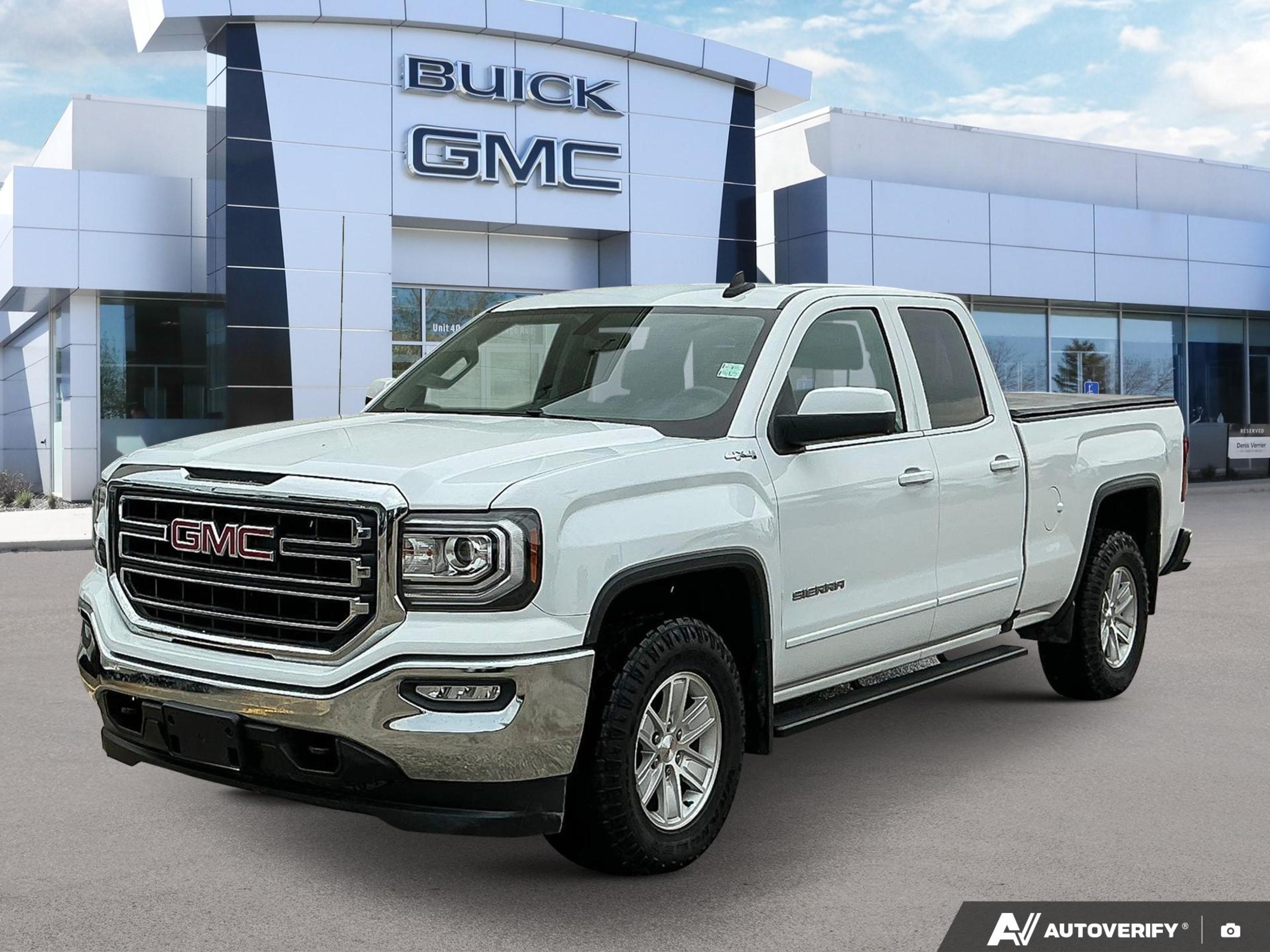 Summit White 2017 GMC Sierra 1500 Pickup Truck Four-Wheel Drive Automatic