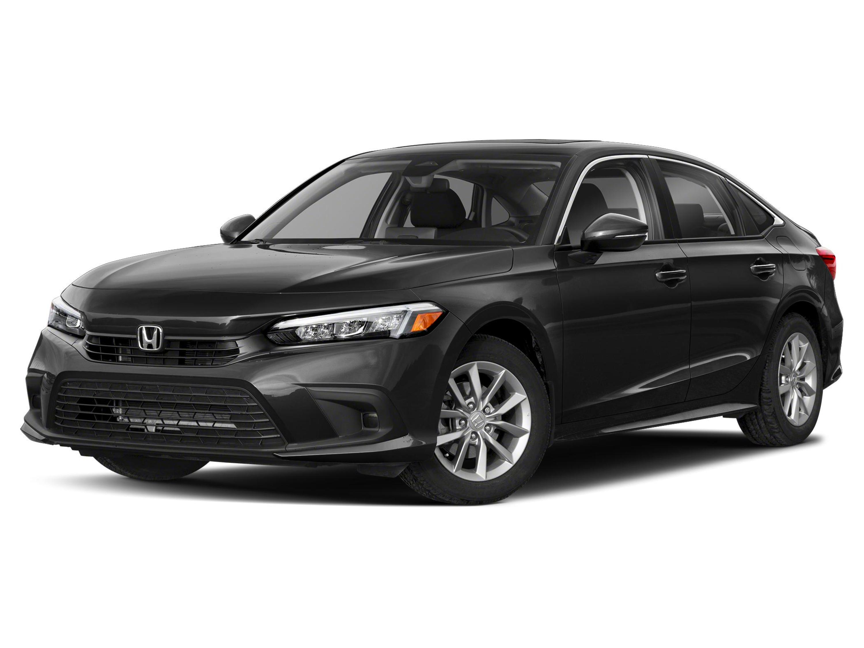 Crystal Black Pearl 2022 Honda Civic Sedan Front-Wheel Drive Automatic