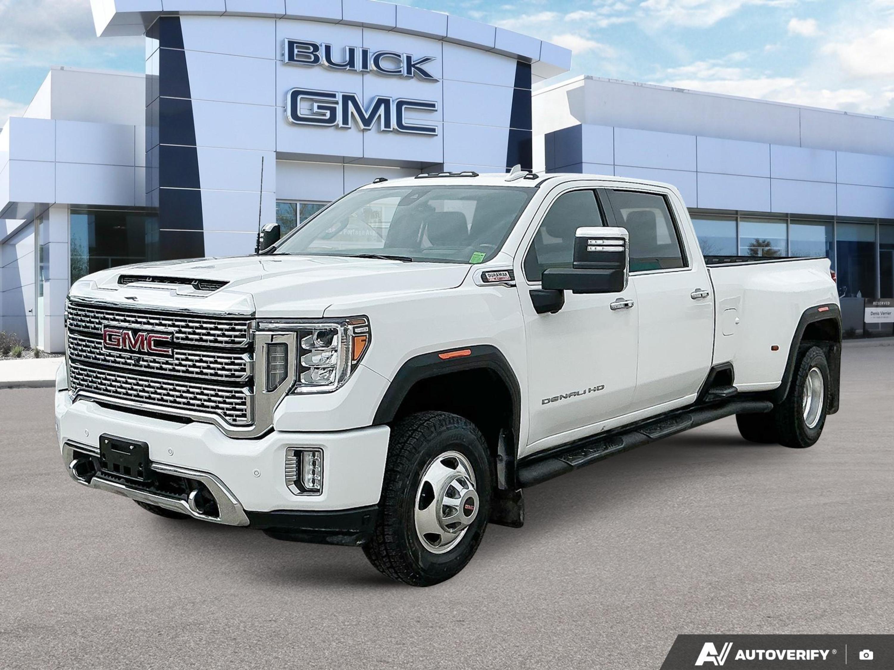 Summit White 2023 GMC Sierra 3500HD Pickup Truck Four-Wheel Drive Automatic