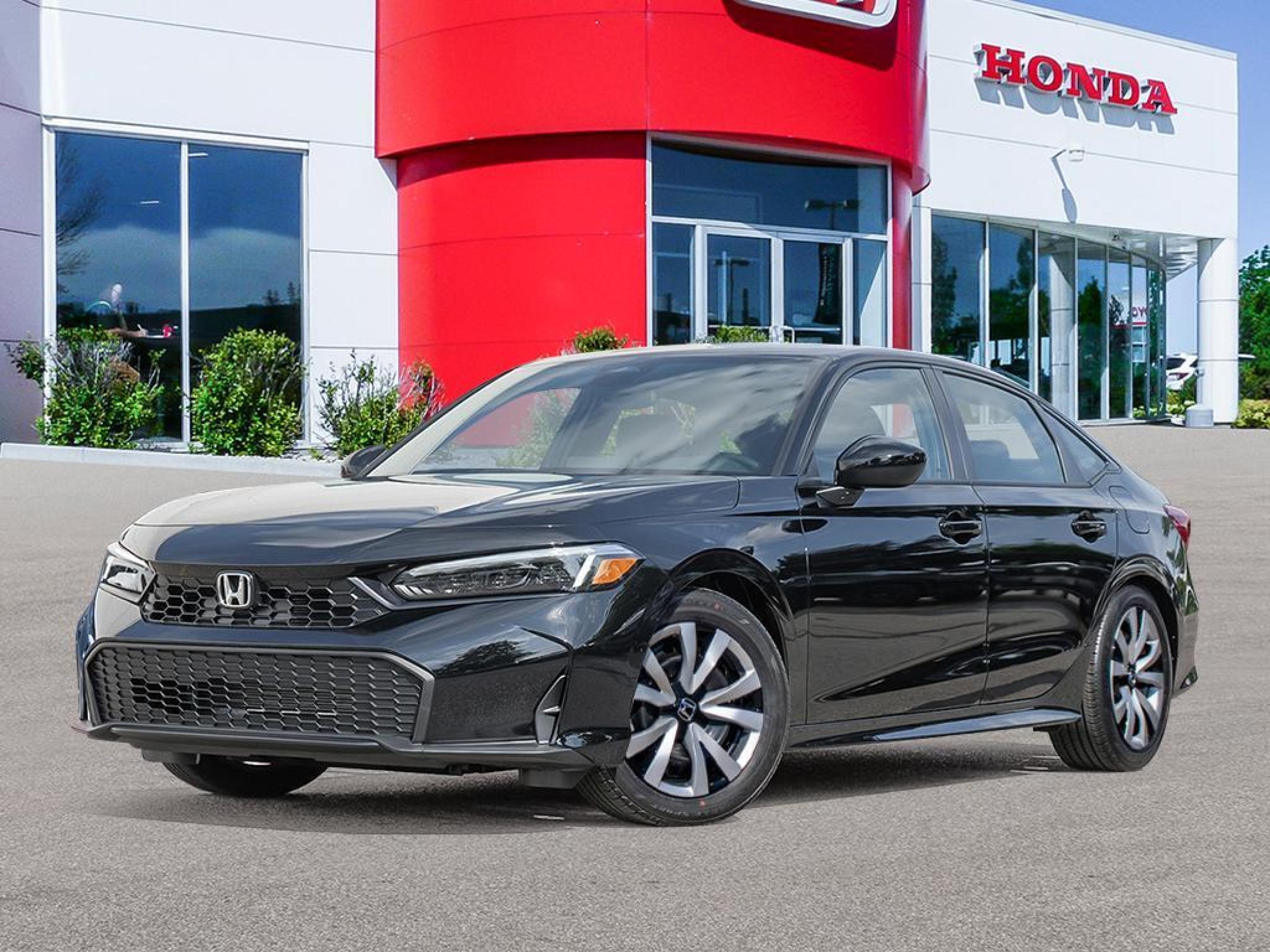 Black 2026 Honda Civic Sedan Front-Wheel Drive Automatic