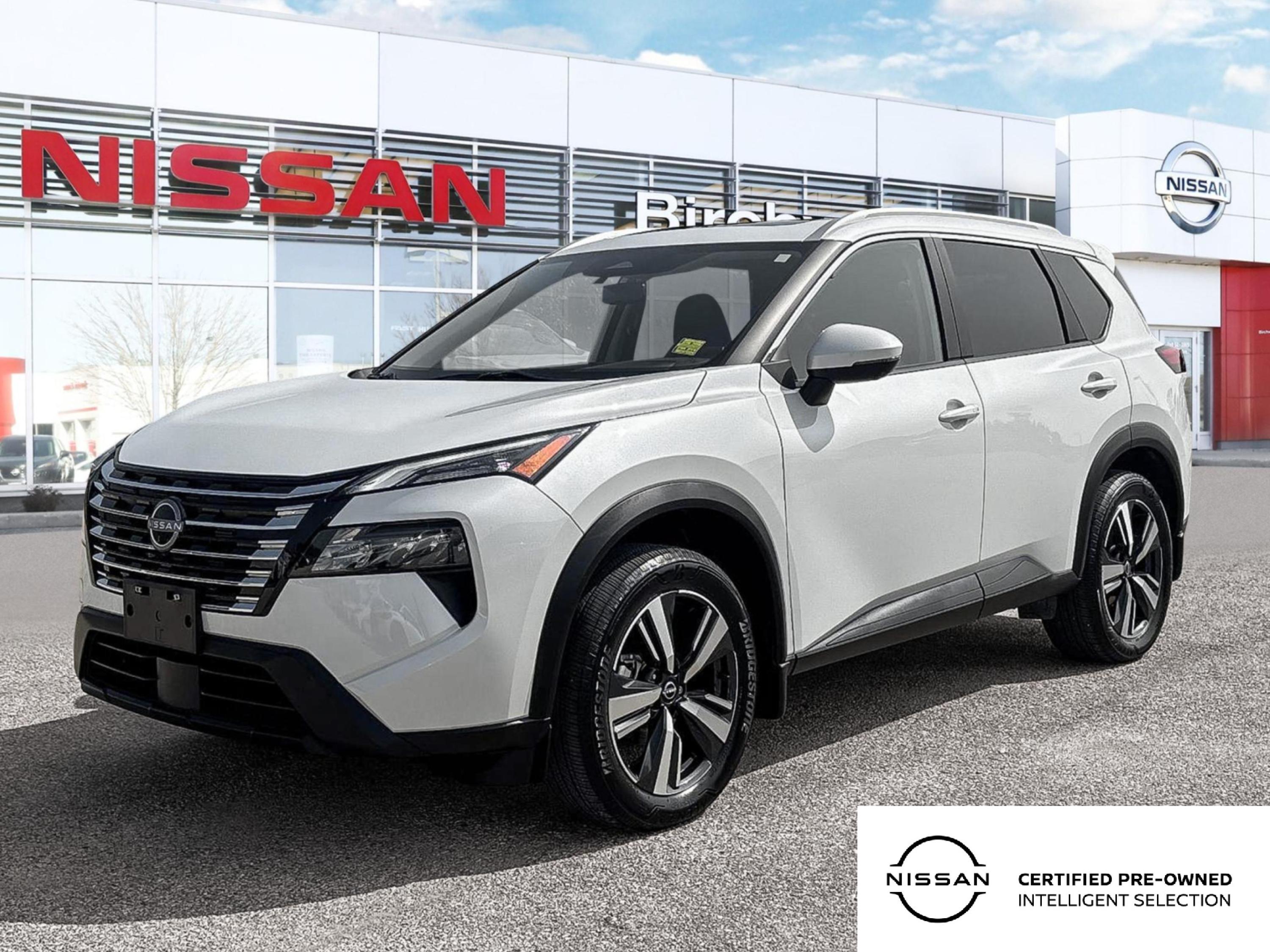 Everest White Pearl Tricoat 2024 Nissan Rogue SUV / Crossover All-Wheel Drive Automatic