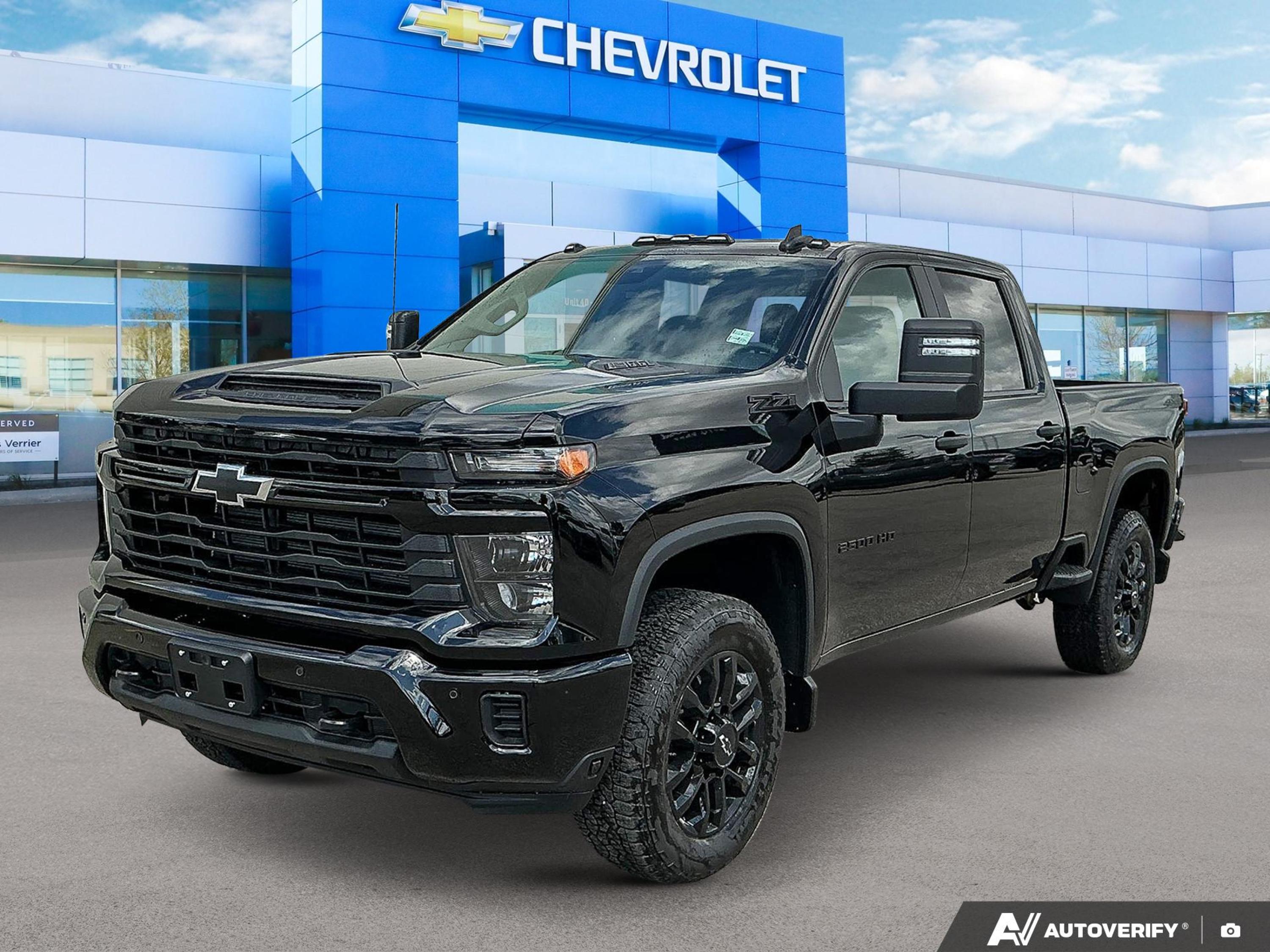 Black 2026 Chevrolet Silverado 2500HD Pickup Truck Four-Wheel Drive Automatic