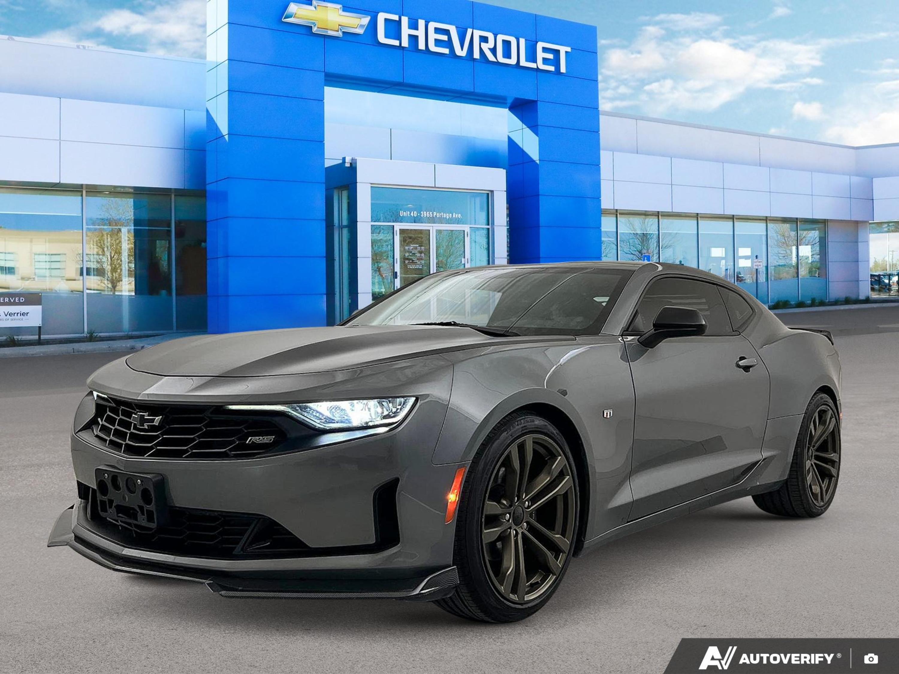 Gray (Satin Steel Grey Metallic) 2019 Chevrolet Camaro Coupe Rear-Wheel Drive Manual