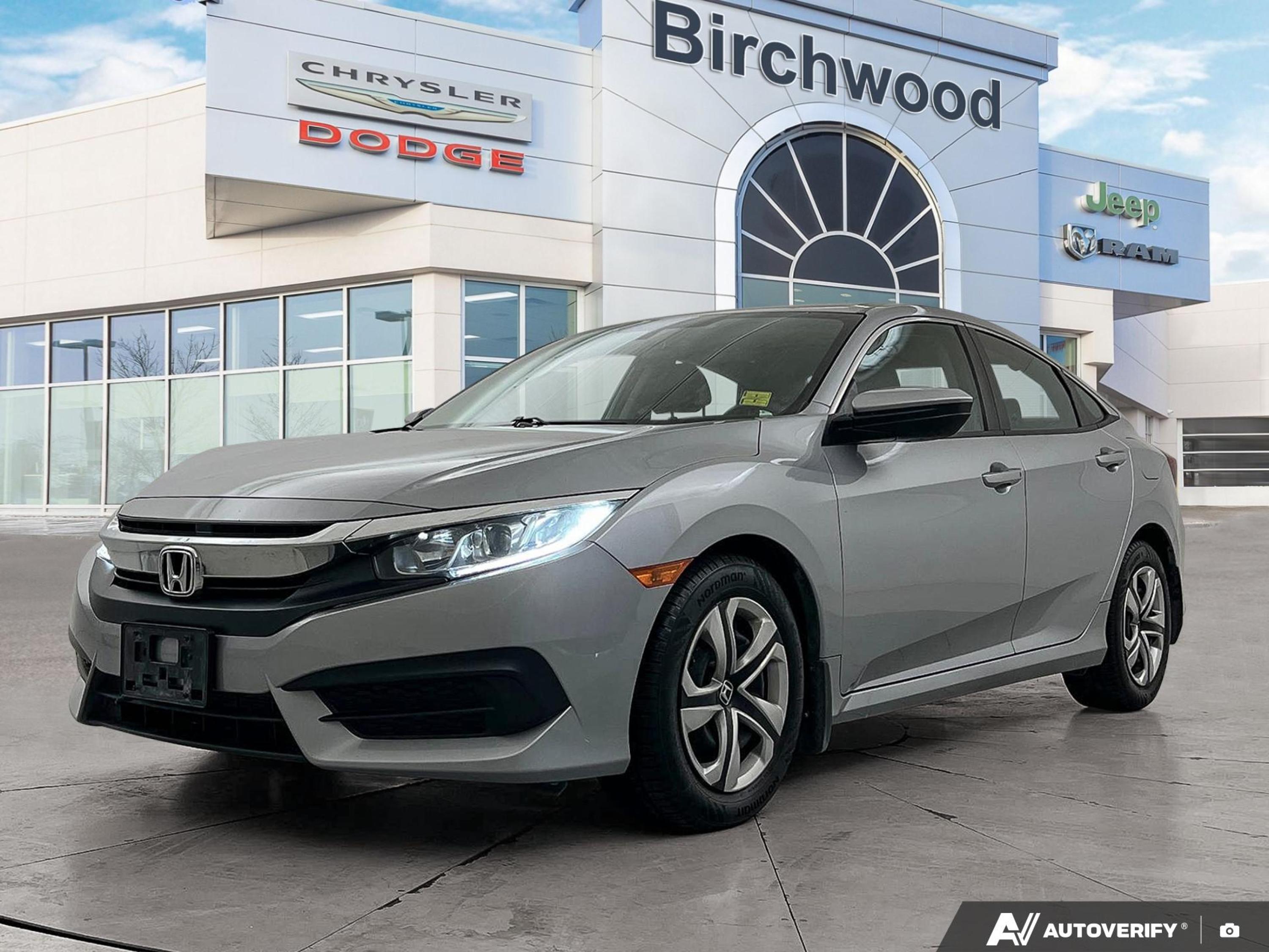 Gray 2018 Honda Civic Sedan Front-Wheel Drive Automatic