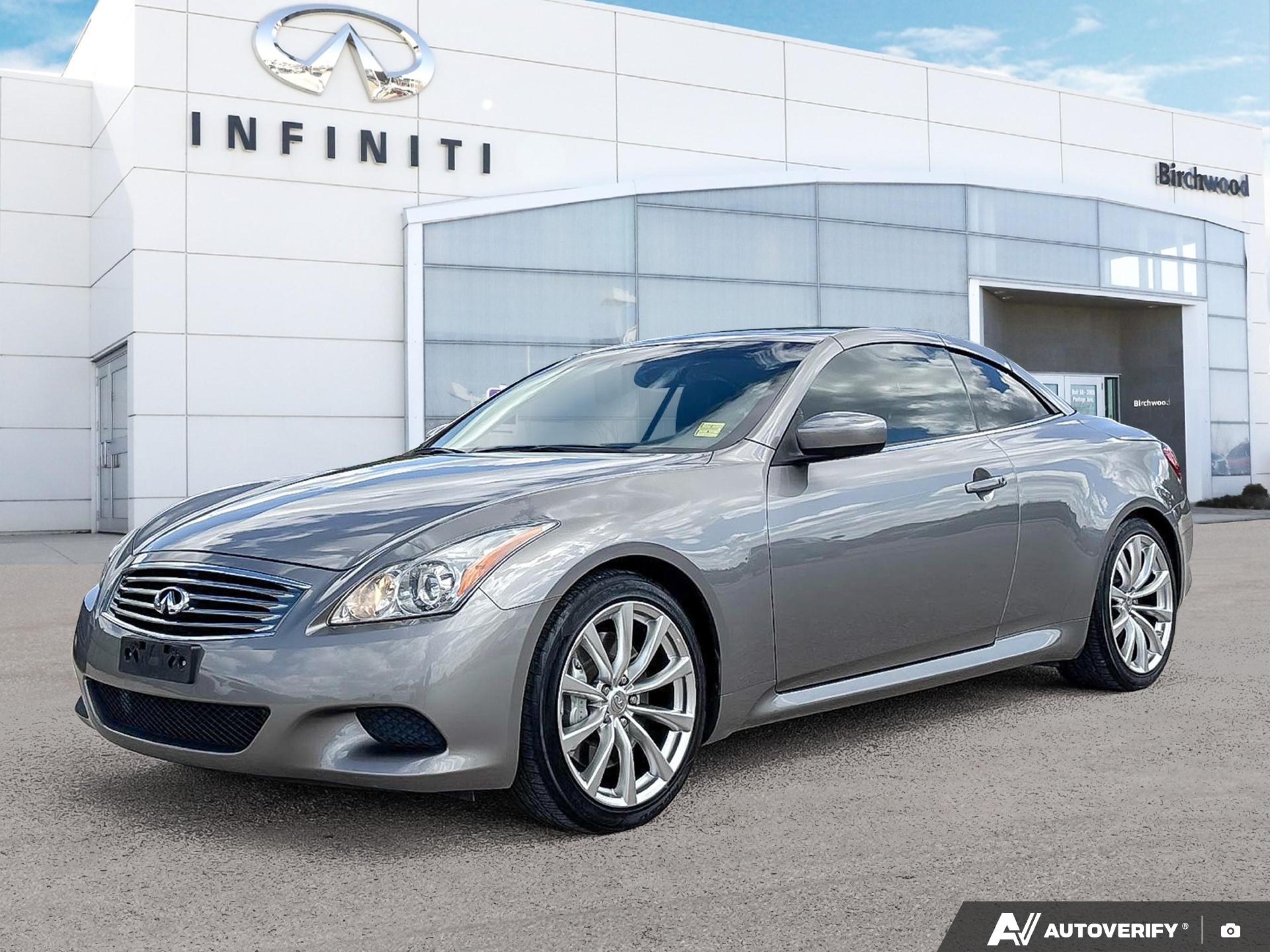 Gray (Platinum Graphite) 2009 INFINITI G37 Convertible Rear-Wheel Drive Automatic