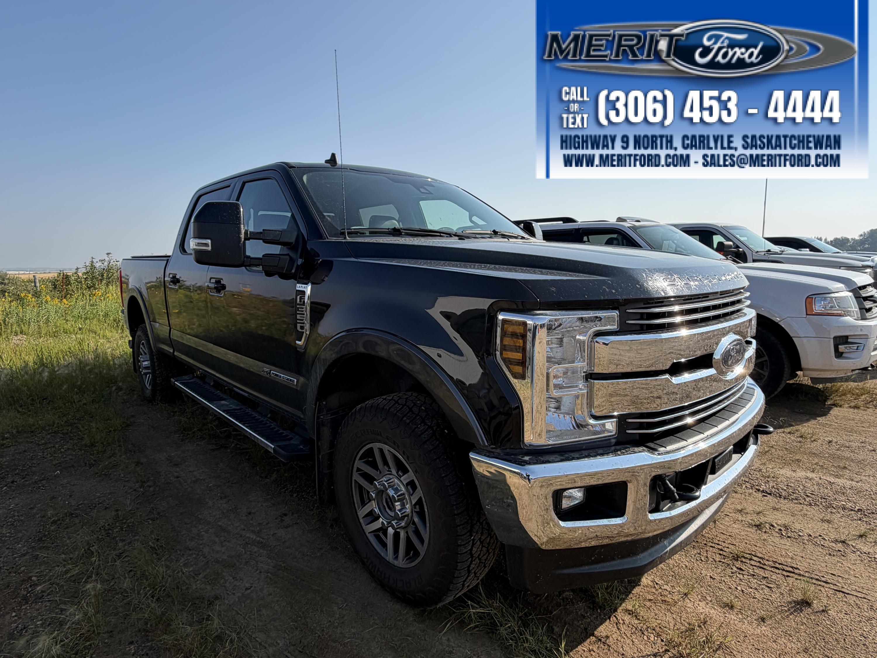 Agate Black Metallic 2019 Ford F-350 Super Duty Pickup Truck Four-Wheel Drive Automatic
