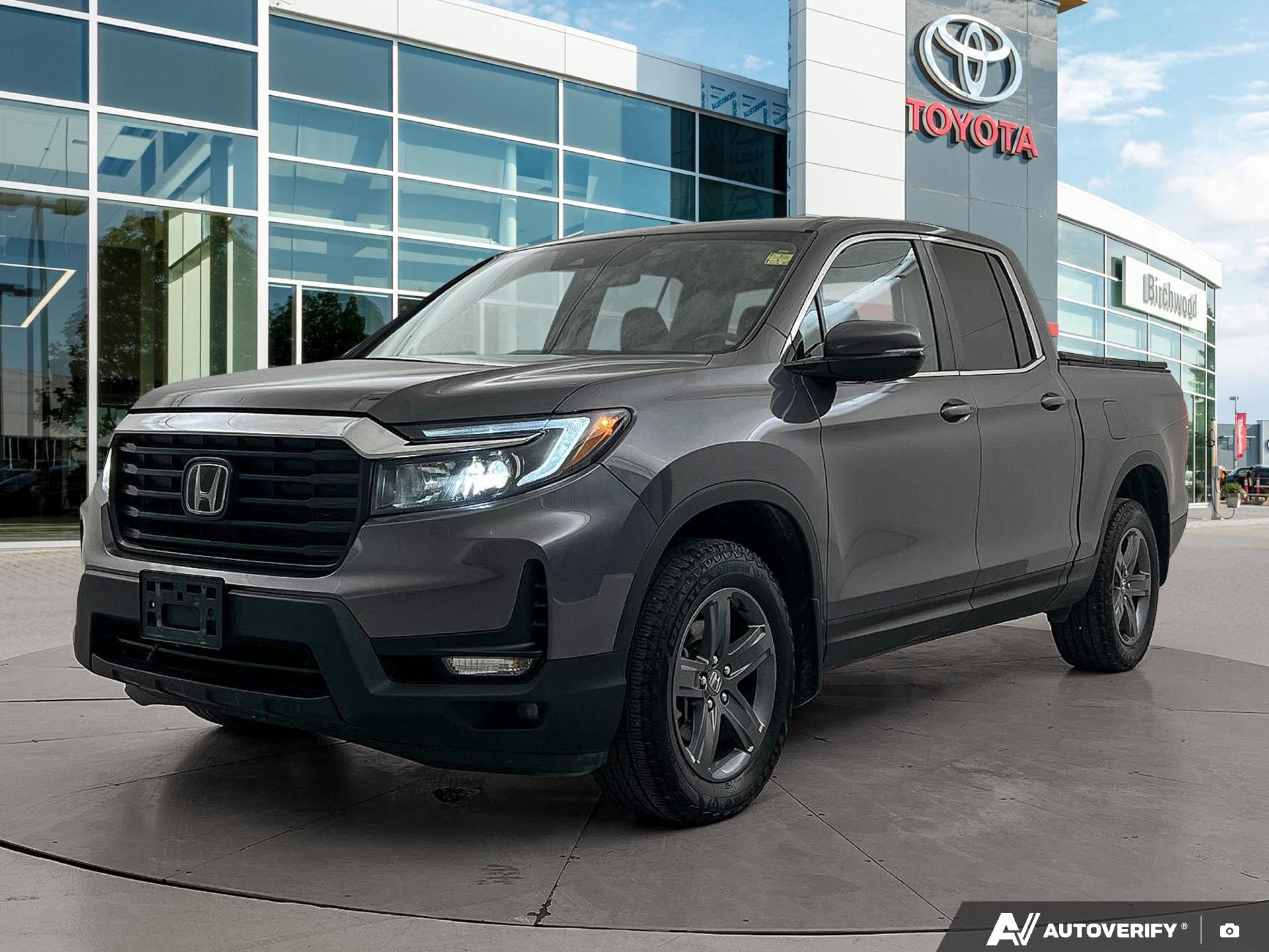 Gray (Modern Steel Metallic) 2022 Honda Ridgeline Pickup Truck  Automatic