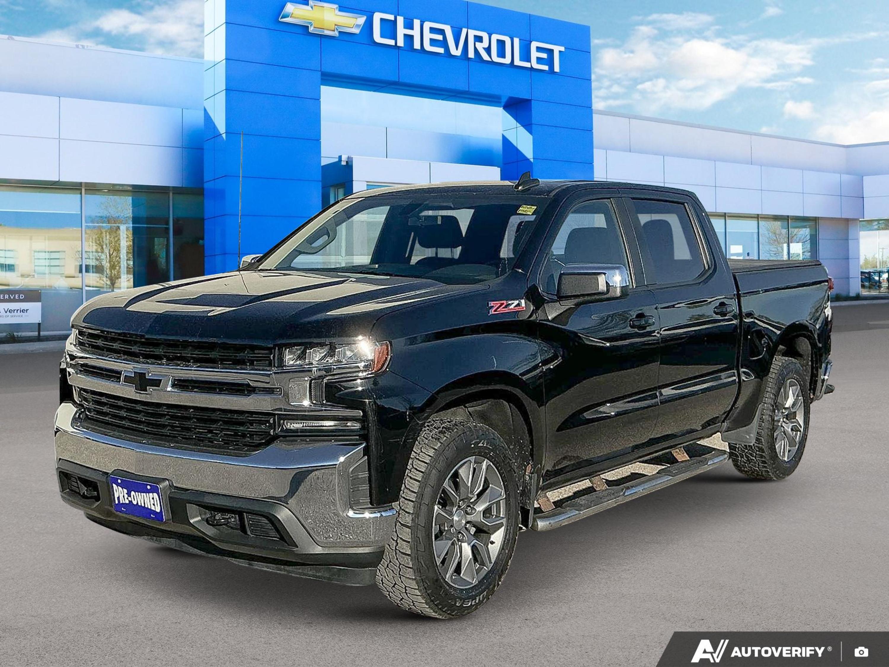 Black 2019 Chevrolet Silverado 1500 Pickup Truck Four-Wheel Drive Automatic
