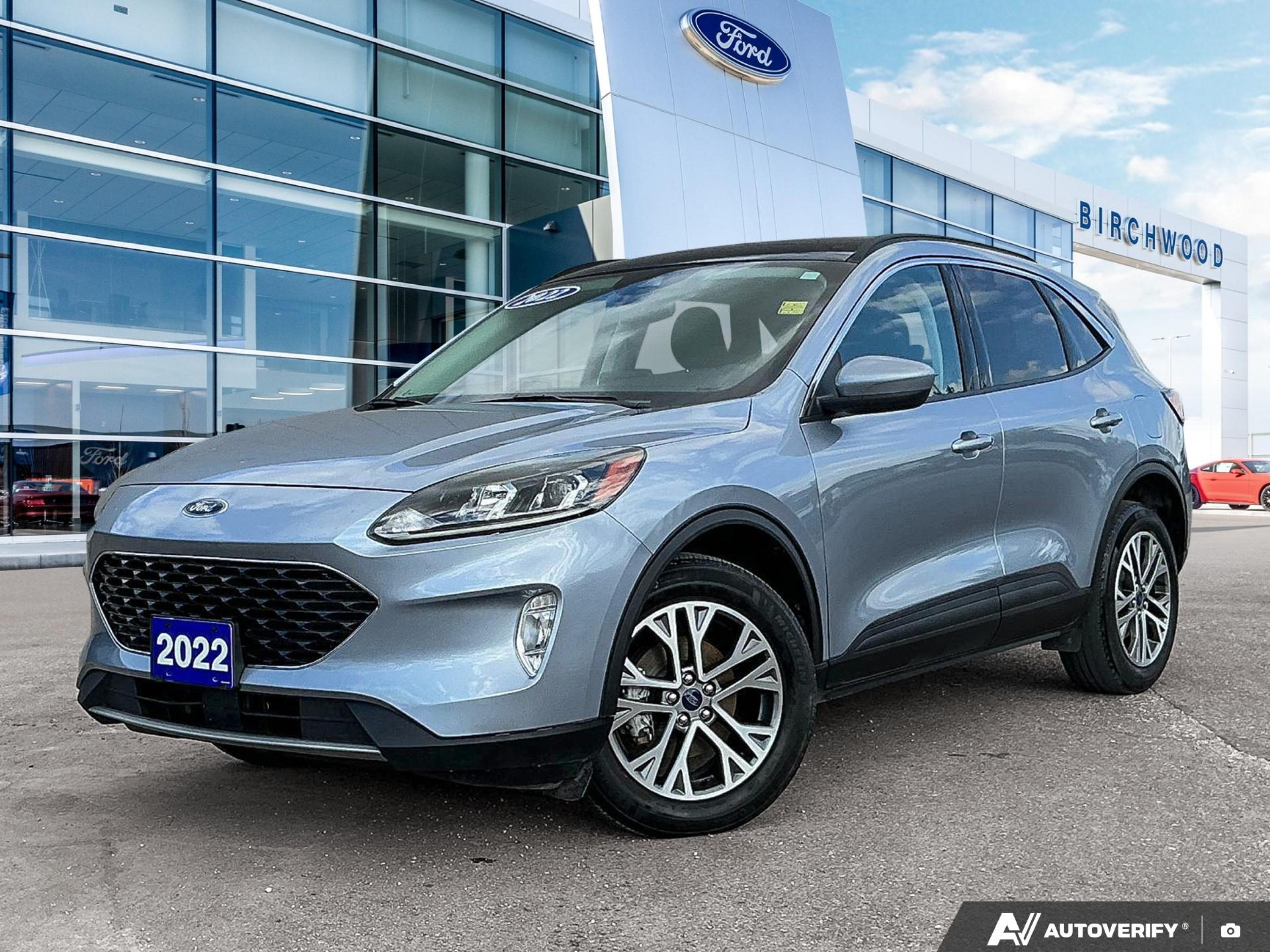 Iced Blue Silver Metallic 2022 Ford Escape Hybrid SUV / Crossover All-Wheel Drive Automatic