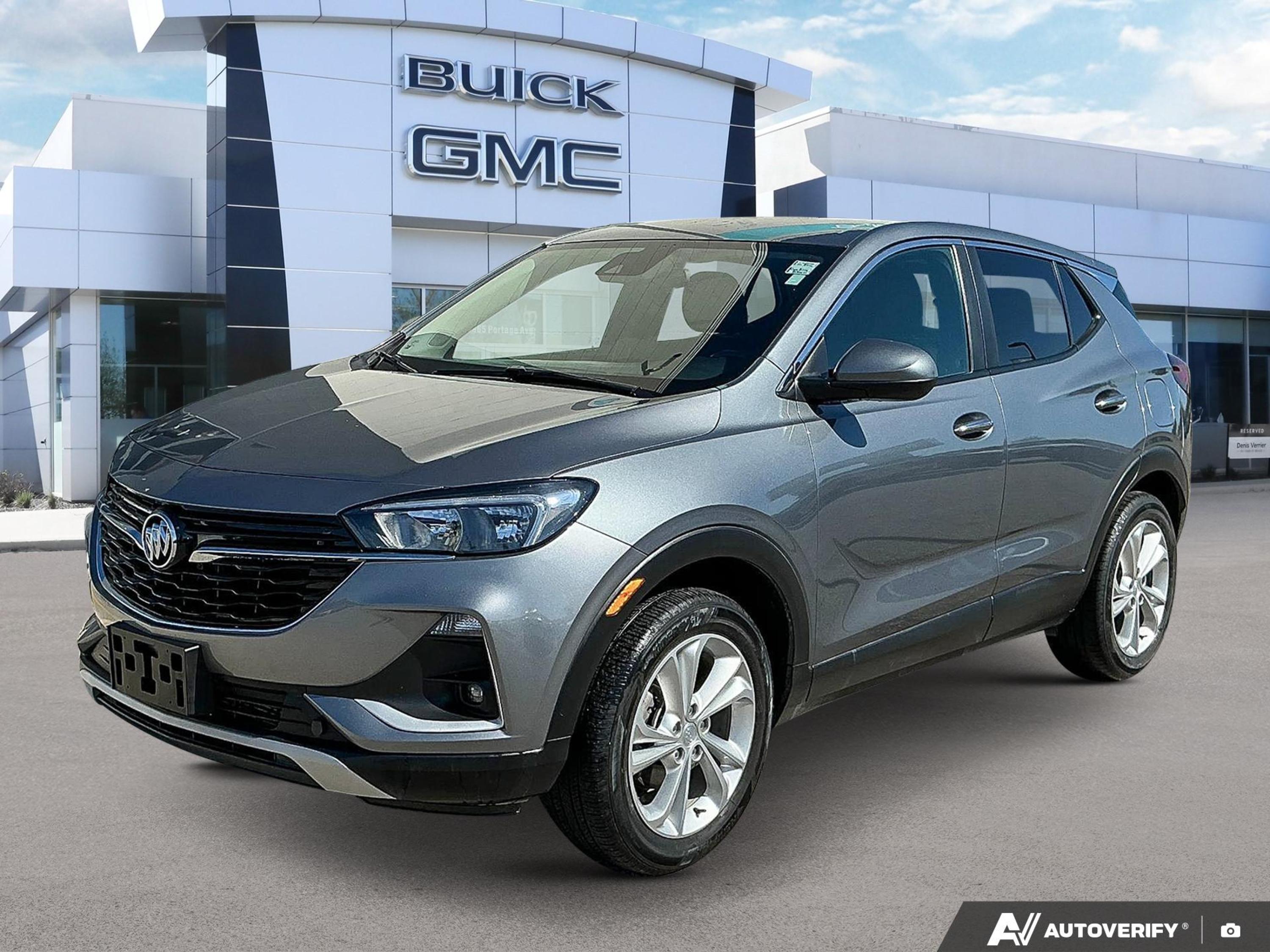 Gray (Satin Steel Metallic) 2021 Buick Encore GX SUV / Crossover All-Wheel Drive Automatic