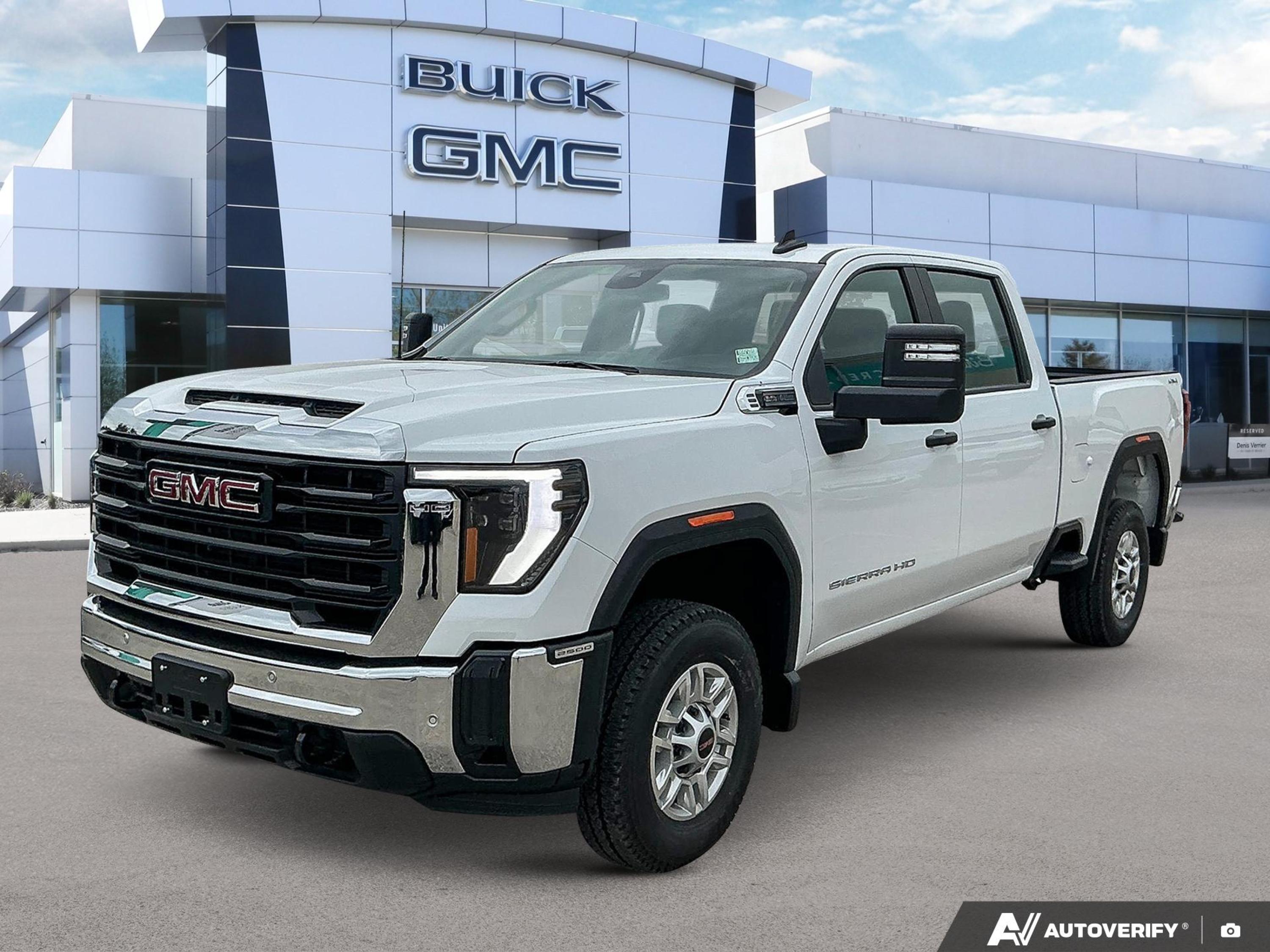 Summit White 2026 GMC Sierra 2500HD Pickup Truck Four-Wheel Drive Automatic