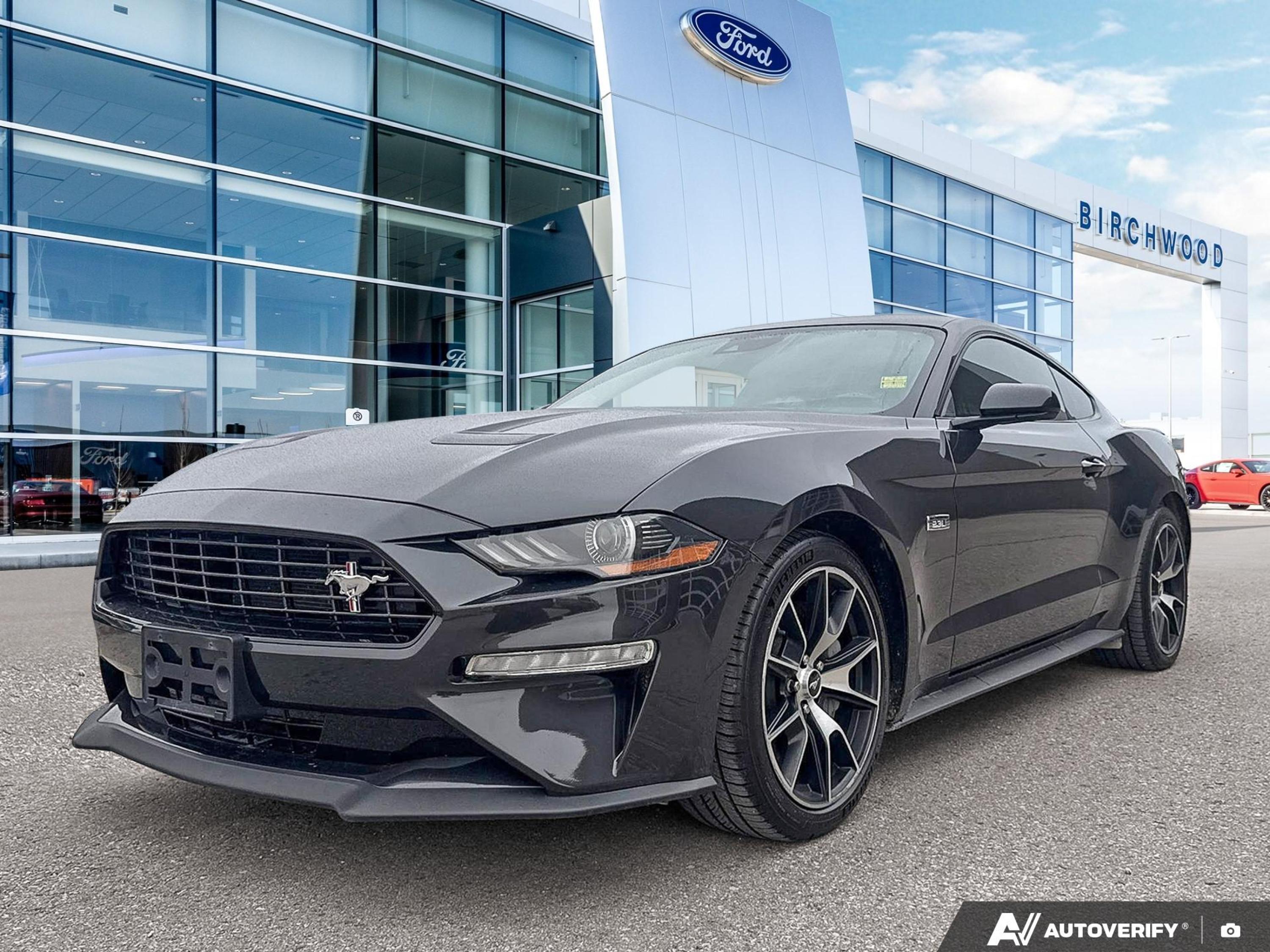 Gray (Carbonized Grey Metallic) 2022 Ford Mustang Coupe Rear-Wheel Drive Manual