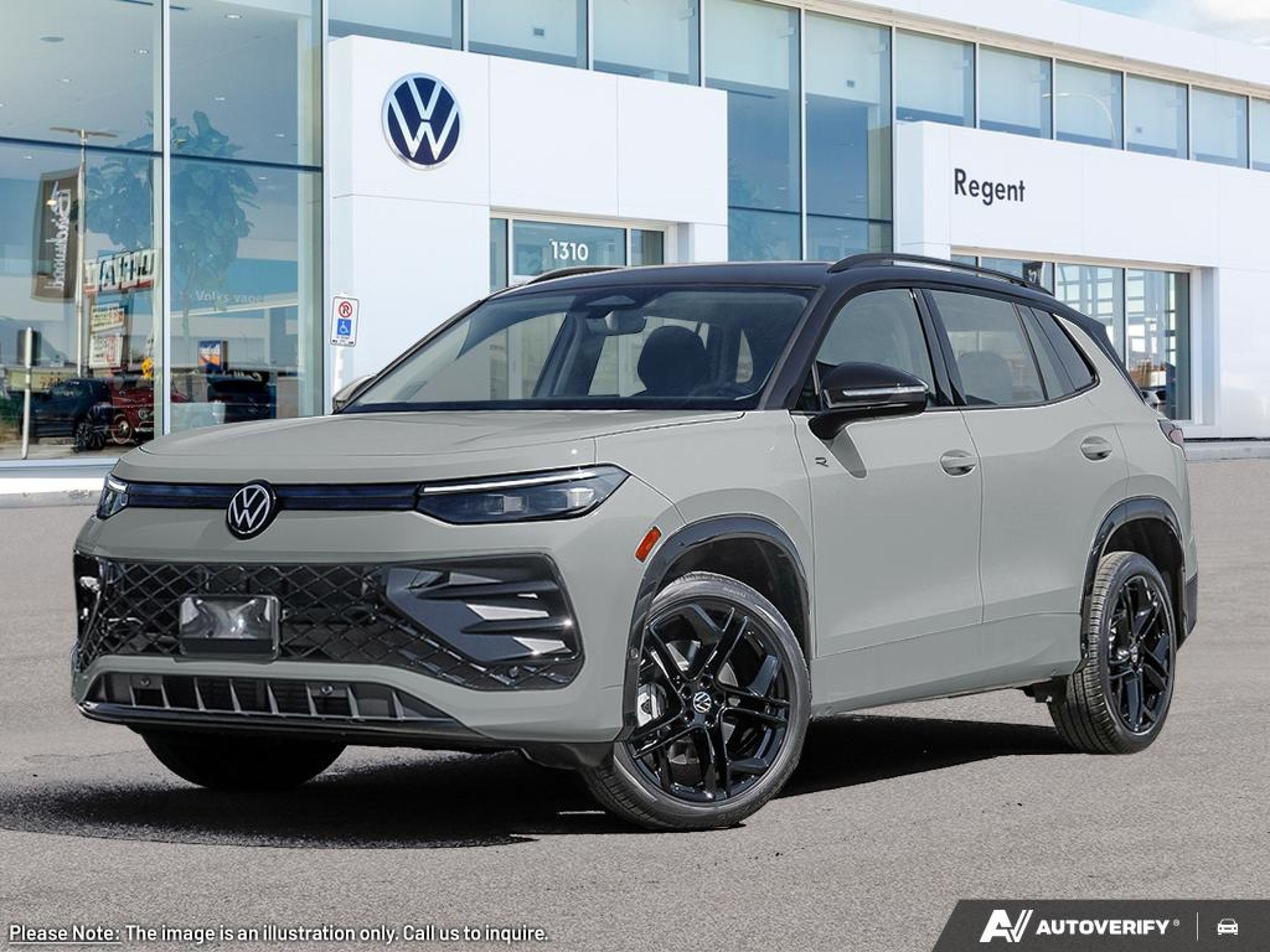 Ascot Gray w/Black Roof 2026 Volkswagen Tiguan SUV / Crossover  Automatic