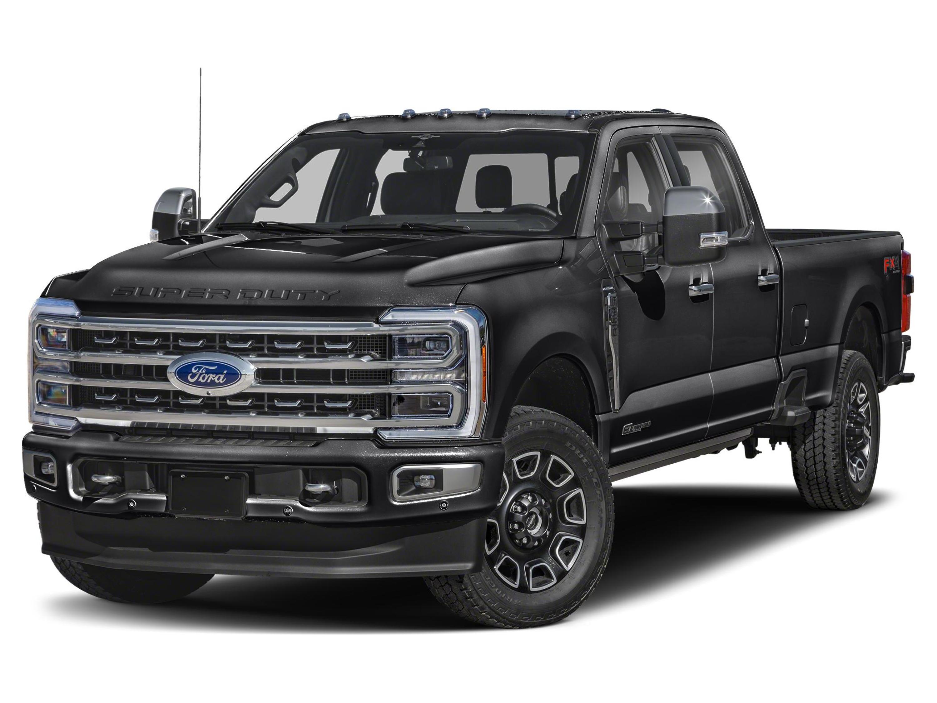 Agate Black Metallic 2024 Ford F-350 Super Duty Pickup Truck Four-Wheel Drive Automatic