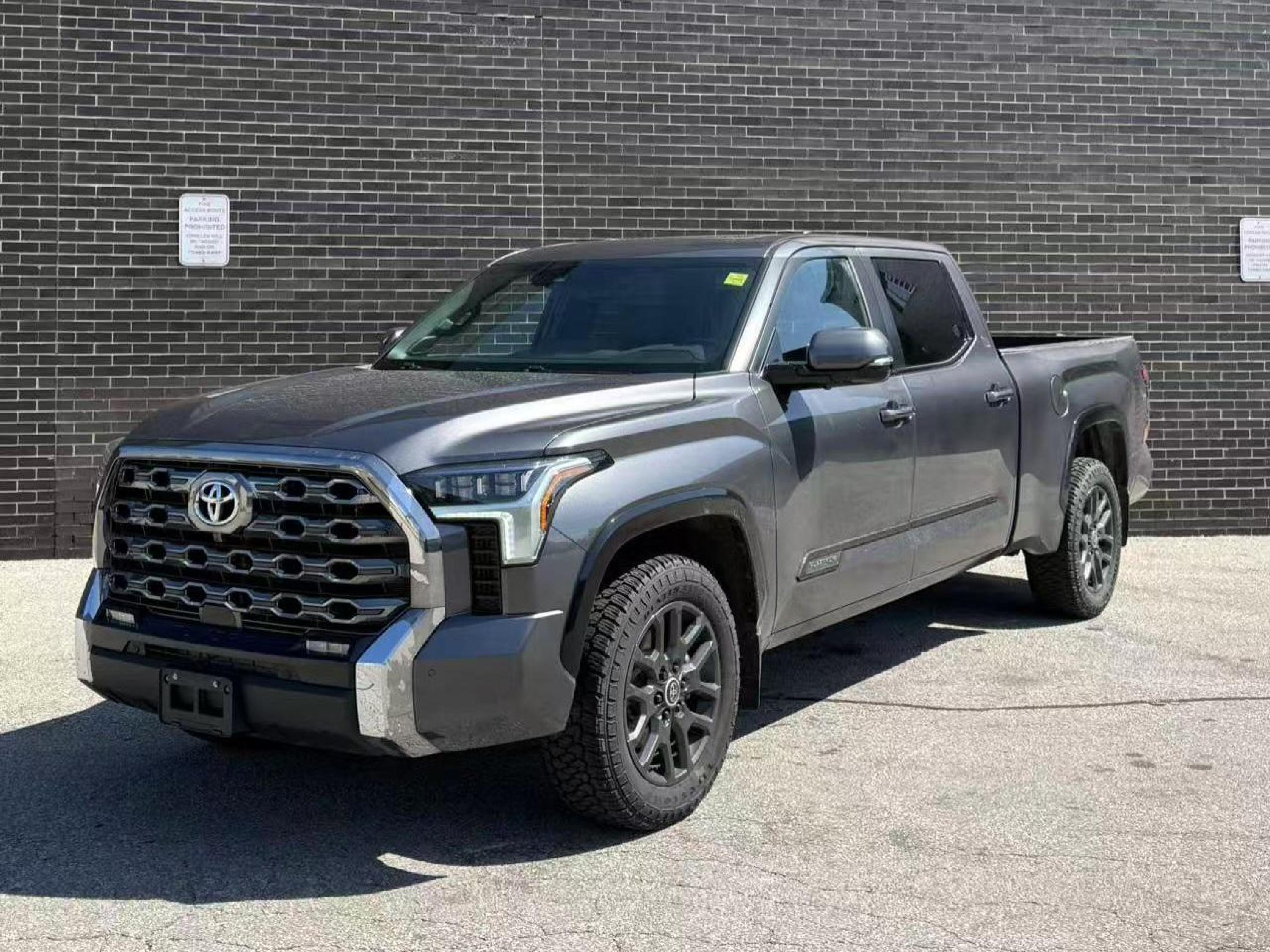 Gray (Magnetic Grey Metallic) 2024 Toyota Tundra Pickup Truck Four-Wheel Drive Automatic