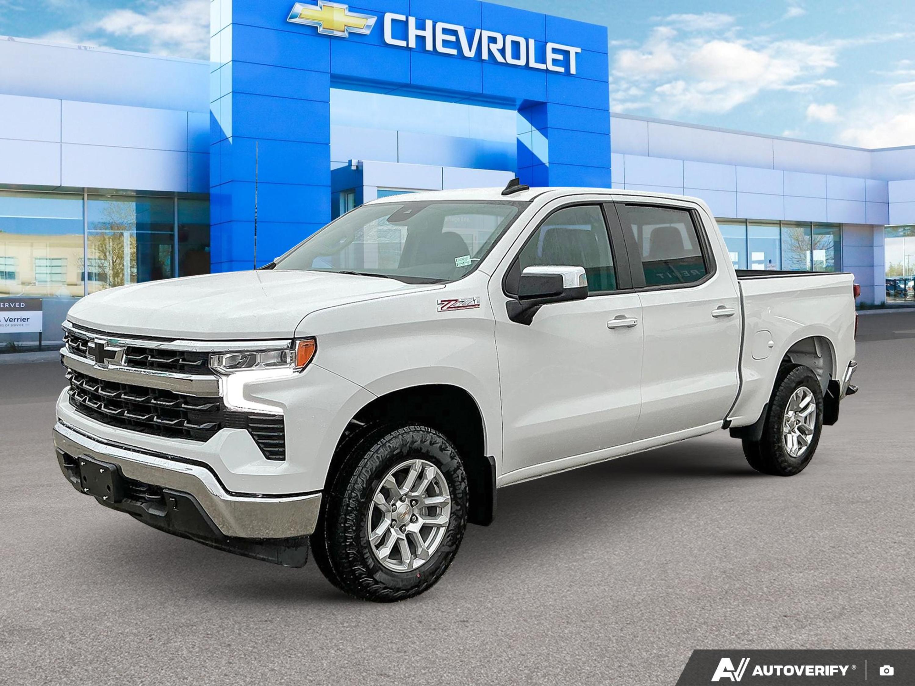 Summit White 2026 Chevrolet Silverado 1500 Pickup Truck Four-Wheel Drive Automatic