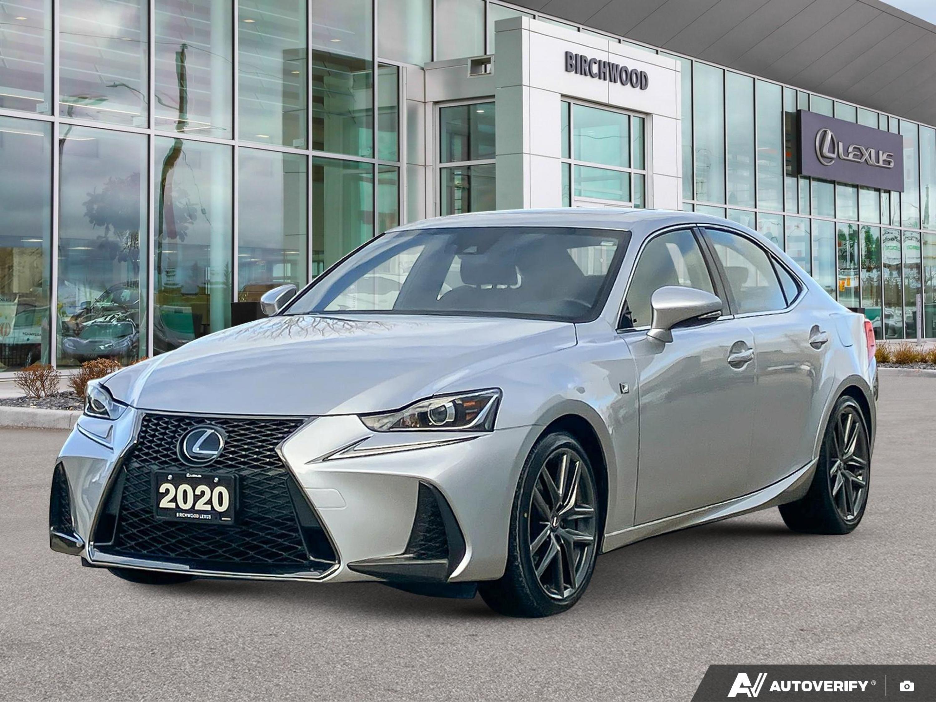 Gray (Liquid Platinum) 2020 Lexus IS Sedan All-Wheel Drive Automatic