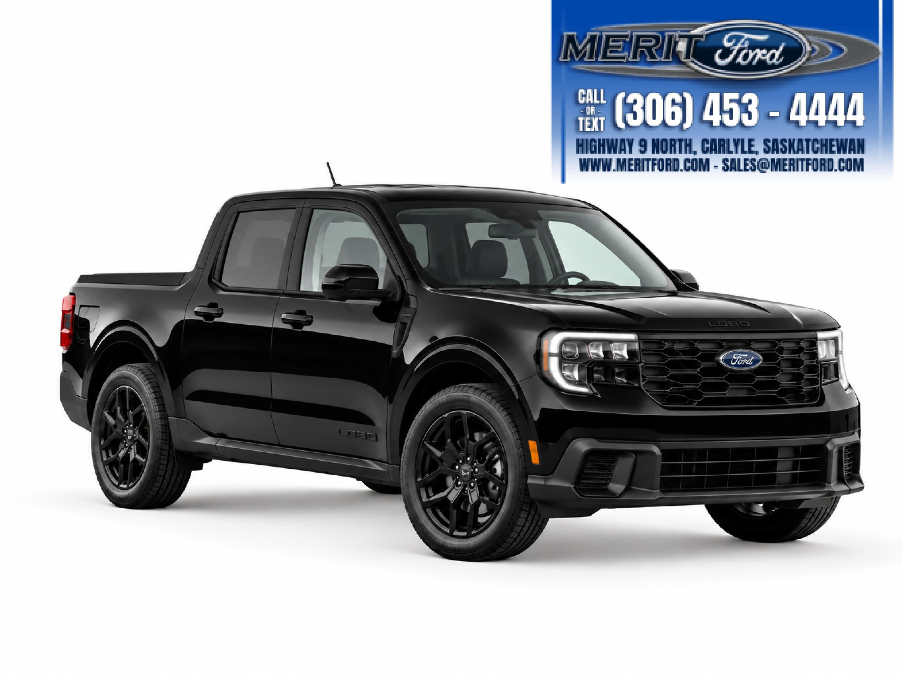 Black 2026 Ford Maverick Pickup Truck All-Wheel Drive Automatic